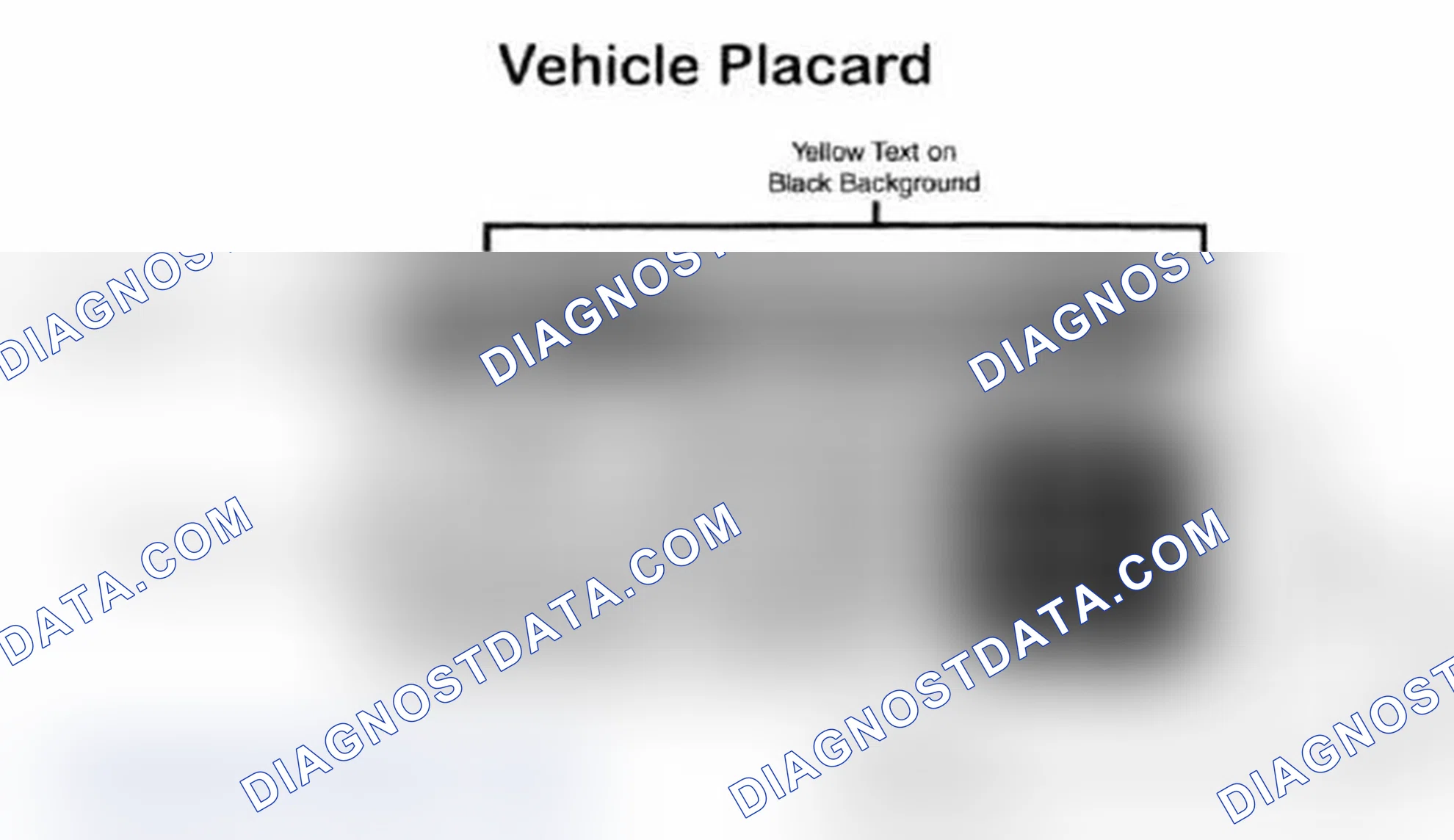 Scheme 28: Vehicle Tire Placard - Typical