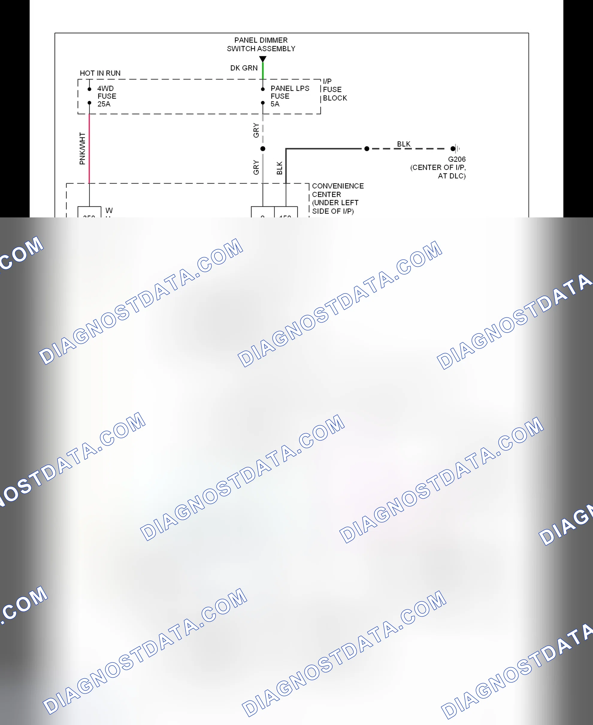Scheme 9: Transfer Case Circuit (1994 Except K300)