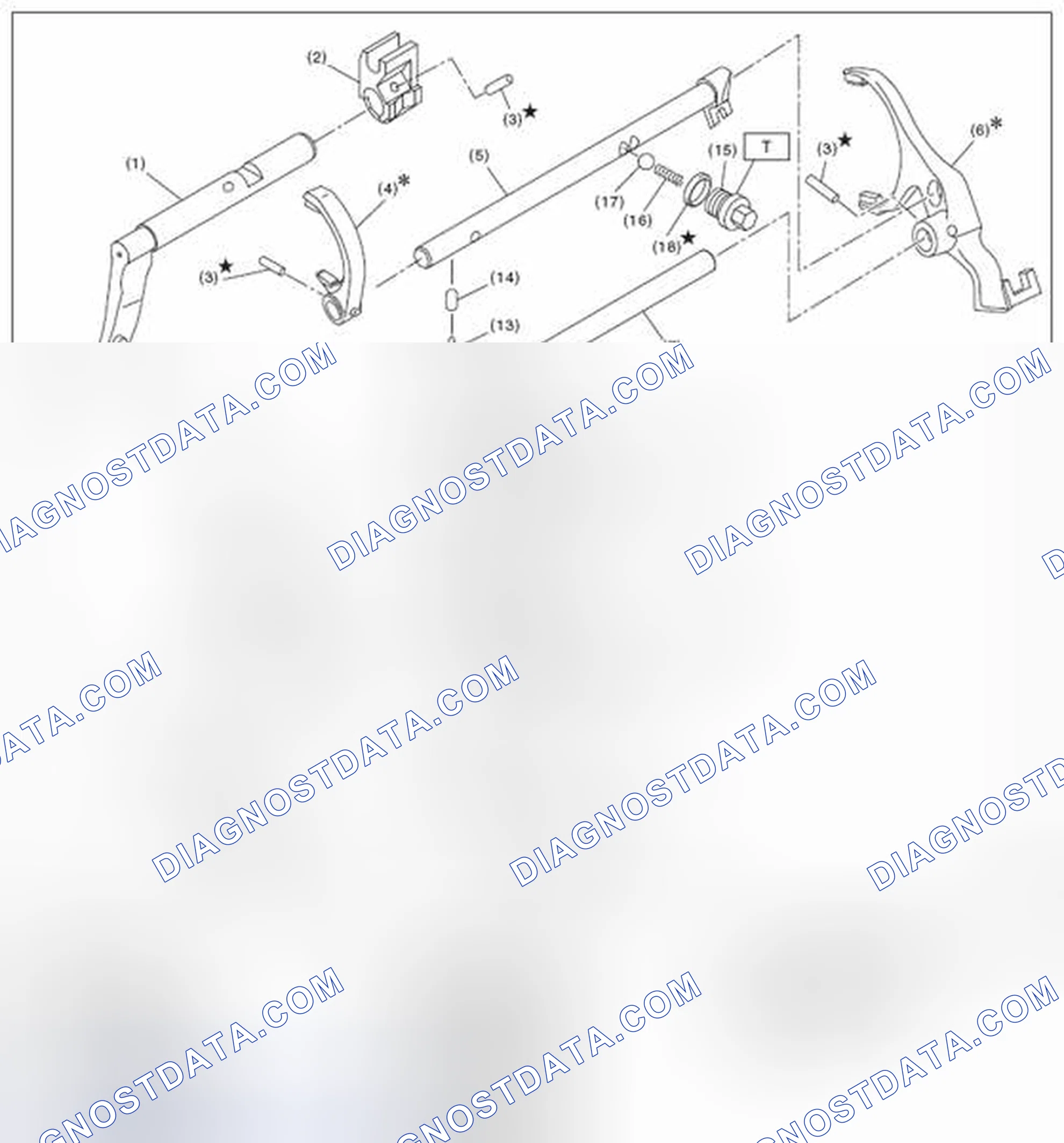 Scheme 23: SHIFTER FORK AND SHIFTER ROD
