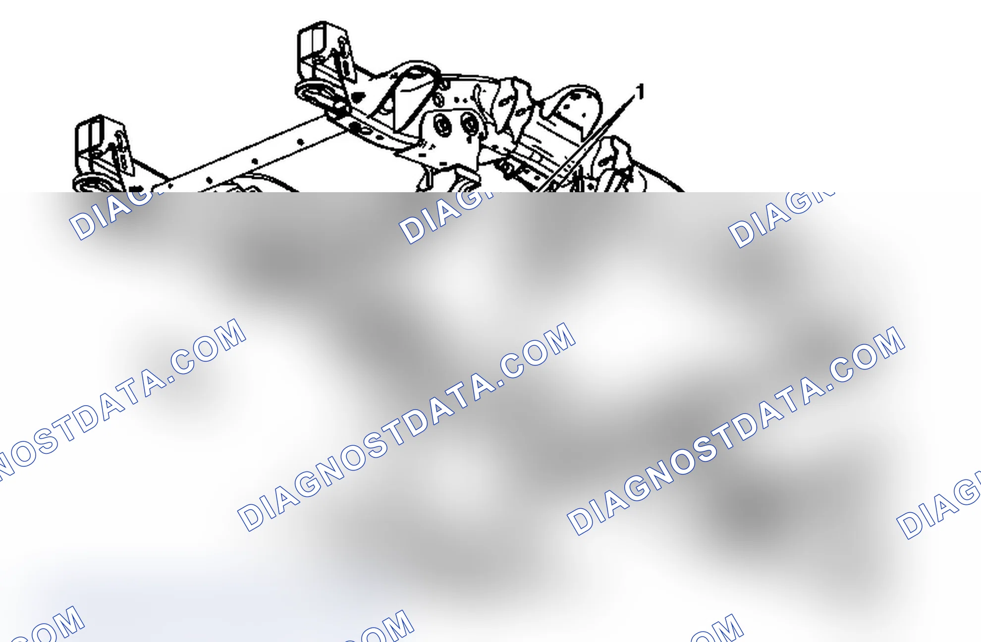 Scheme 5: Drivetrain and Front Suspension Frame Front Crossmember Replacement (2WD 2500HD, 3500)