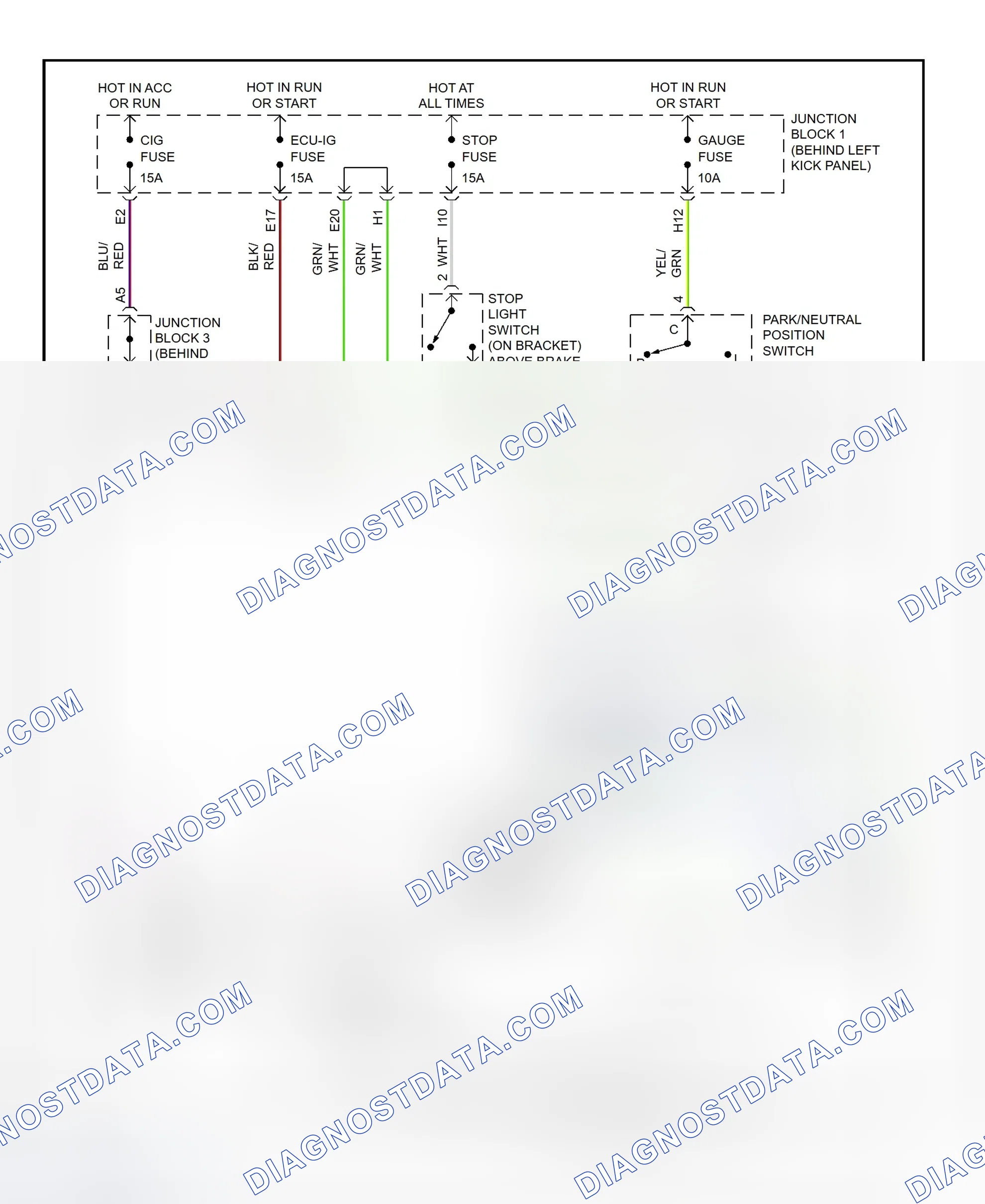 Scheme 155: Shift Lock System Wiring Diagram (Lexus SC300 & SC400)