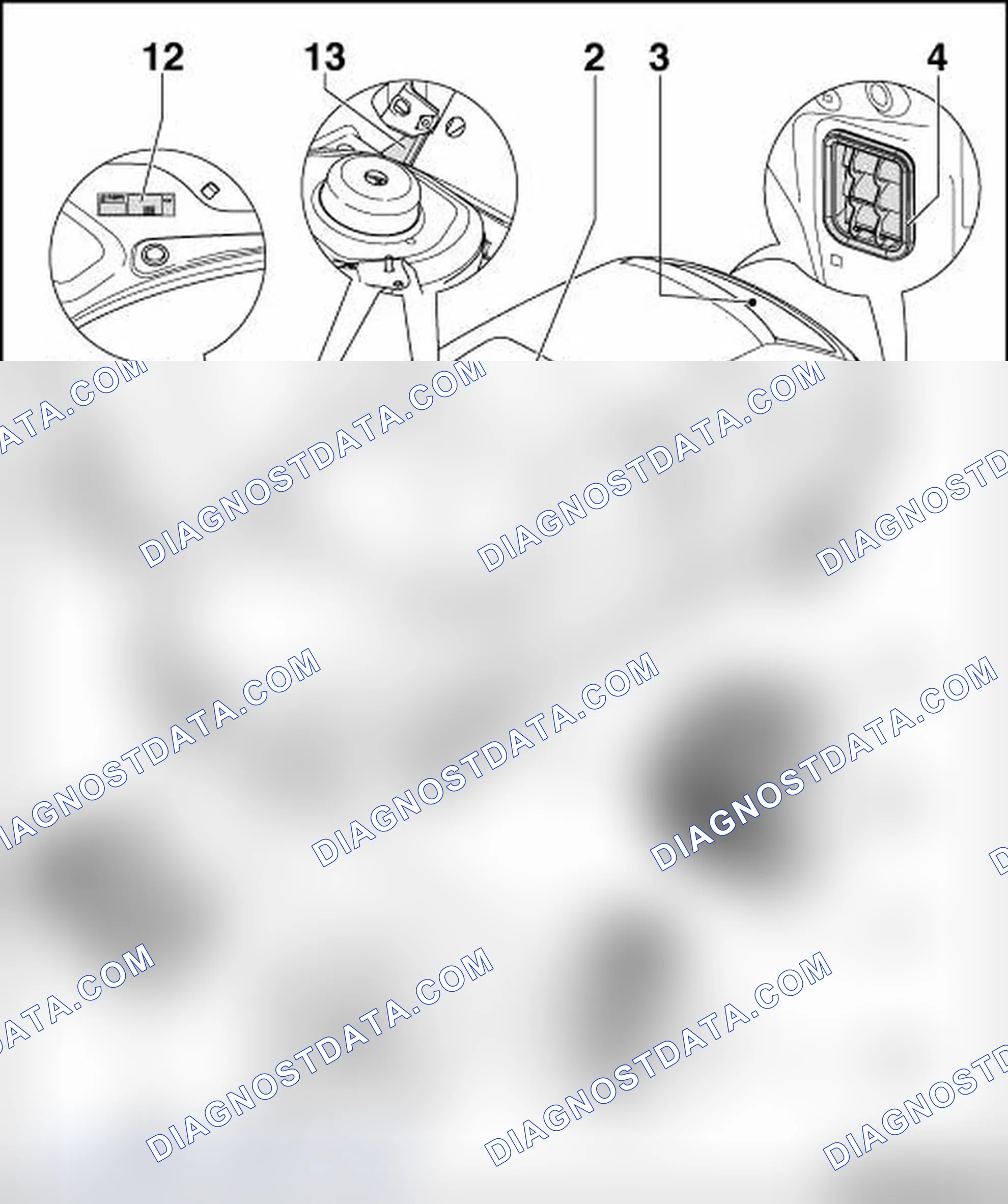 Scheme 9: COMPONENTS OUTSIDE PASSENGER COMPARTMENT, GROUP 1