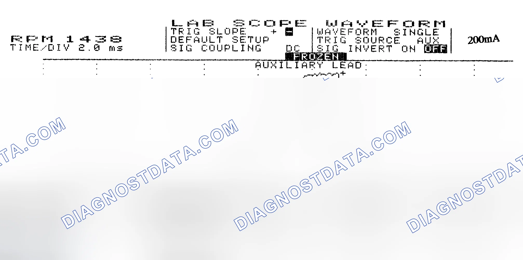 Scheme 15: Single Injector w/Normal Current Flow - Current Pattern
