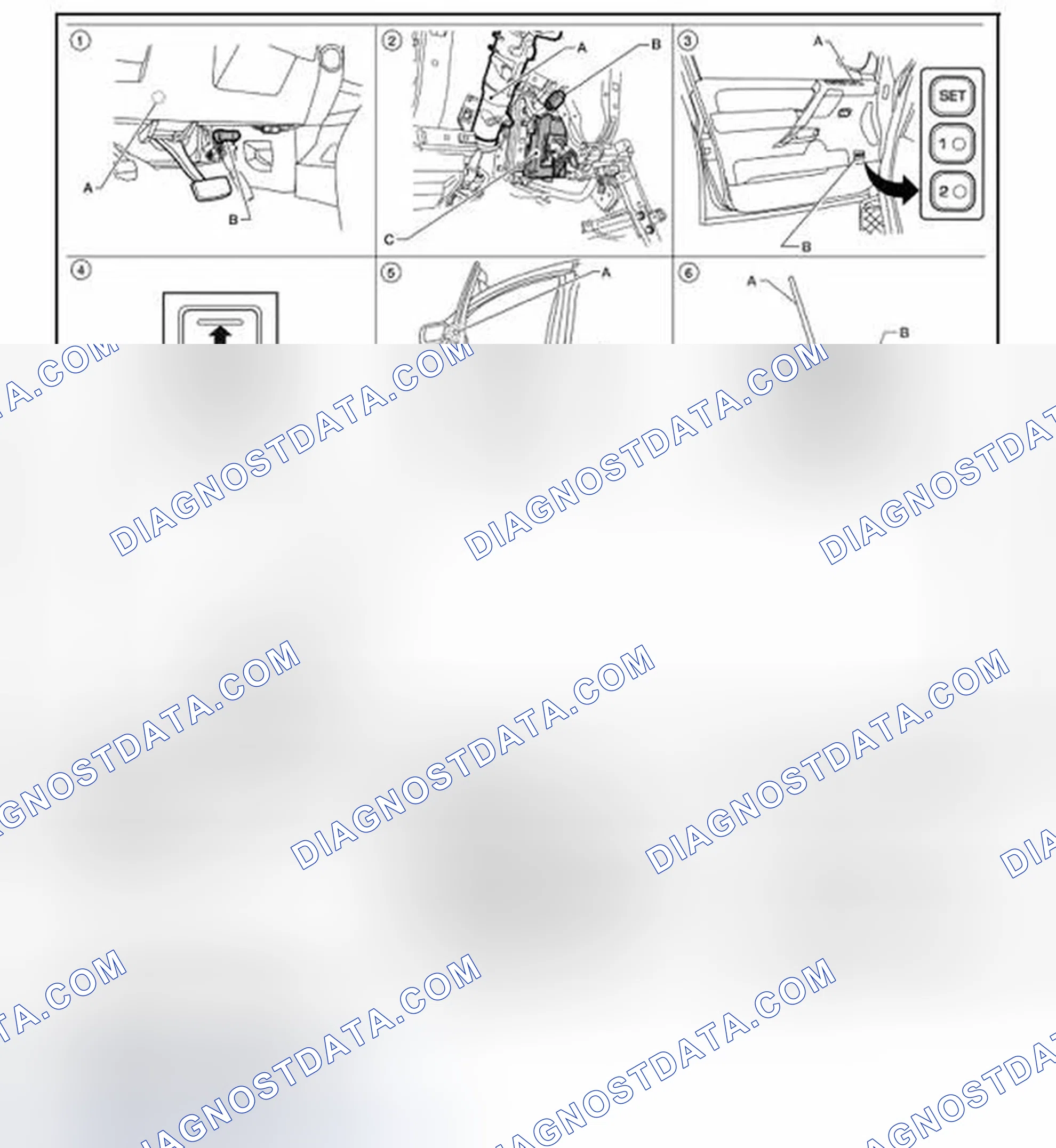 Scheme 178: MANUAL FUNCTION : Component Parts Location