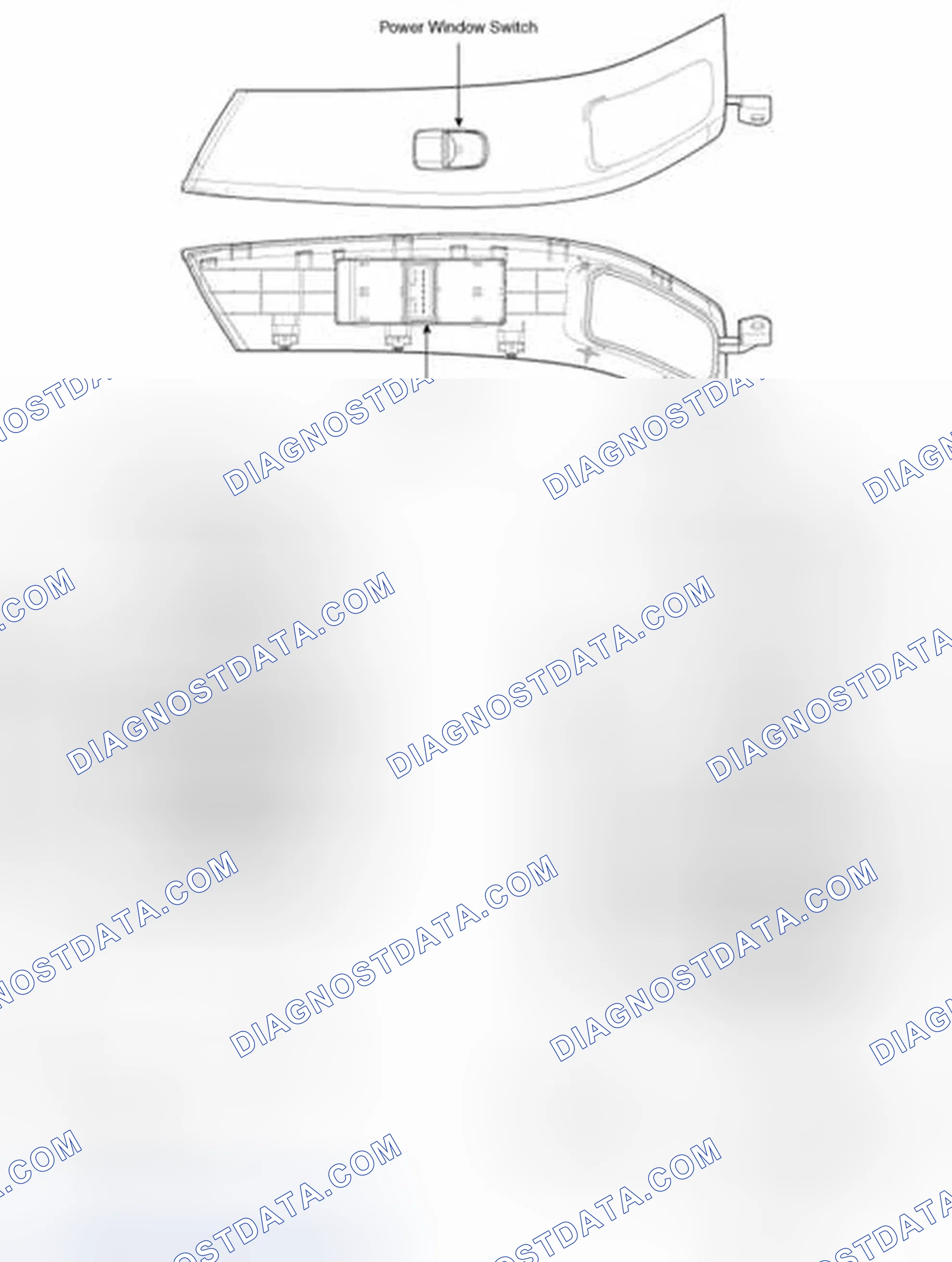 Scheme 9: Passenger power window switch