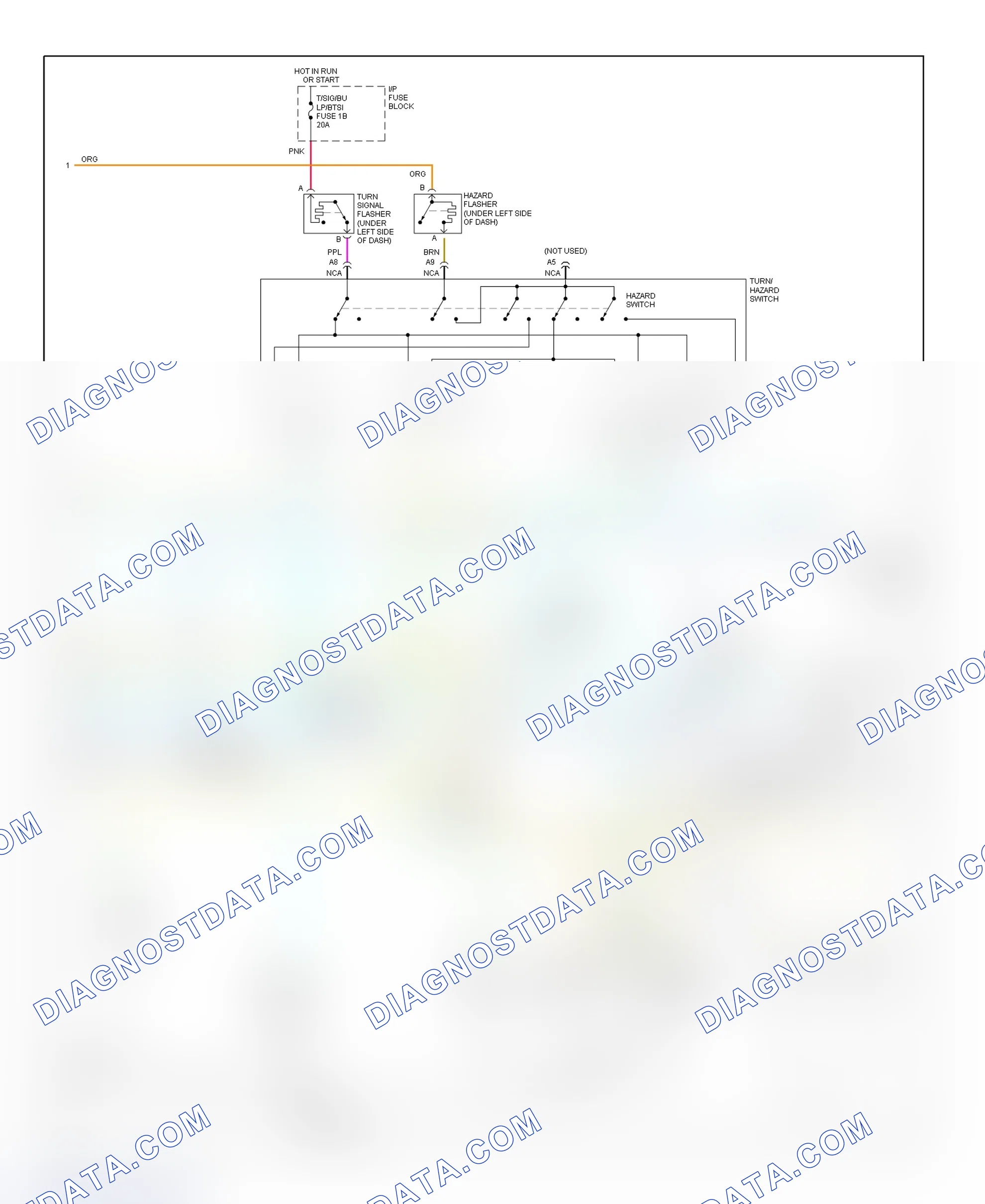 Scheme 8: Exterior Lights Wiring Diagram (Bonneville - Without Lamp Monitor - 2 Of 2)