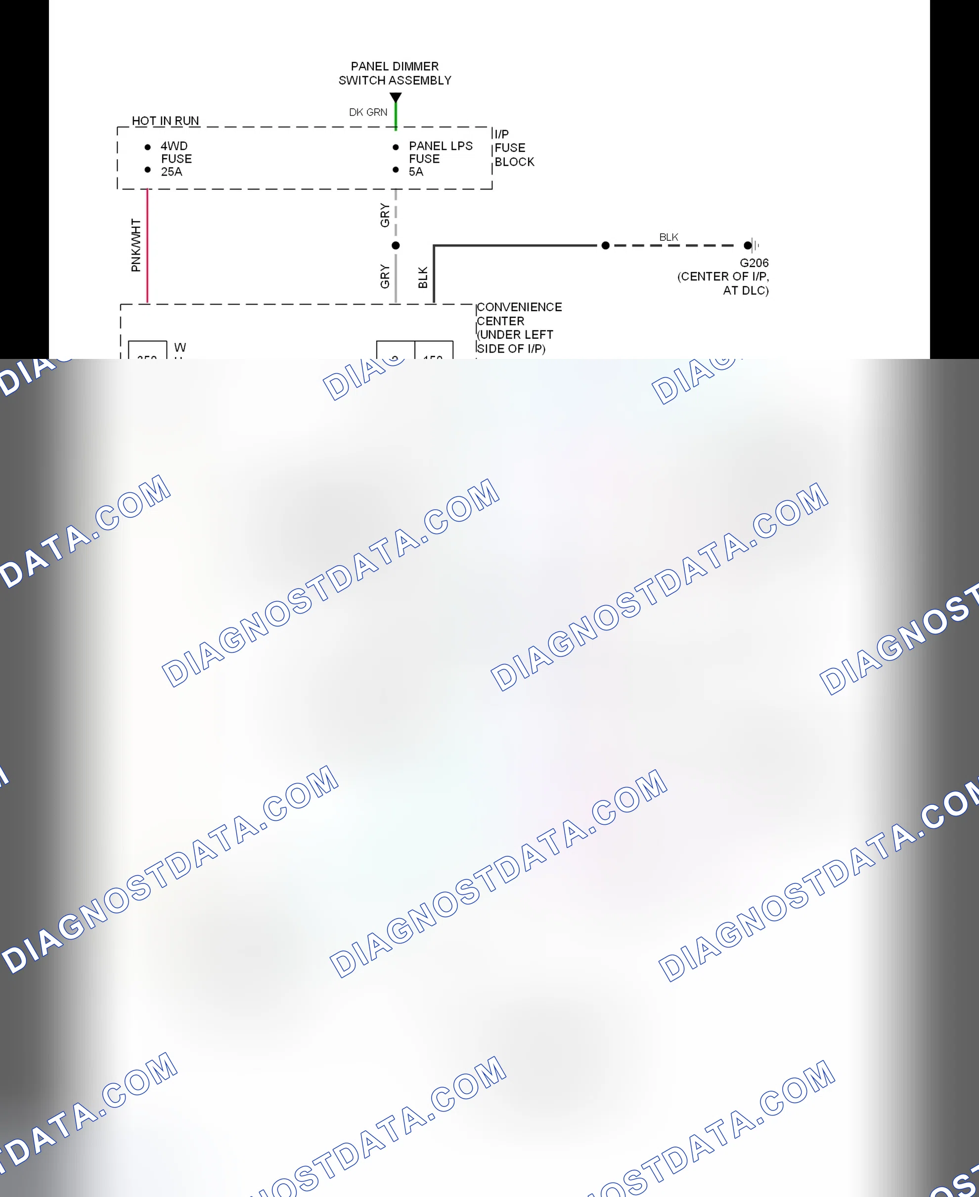 Scheme 7: Transfer Case Circuit (1993 Except H/D 4-Speed A/T)