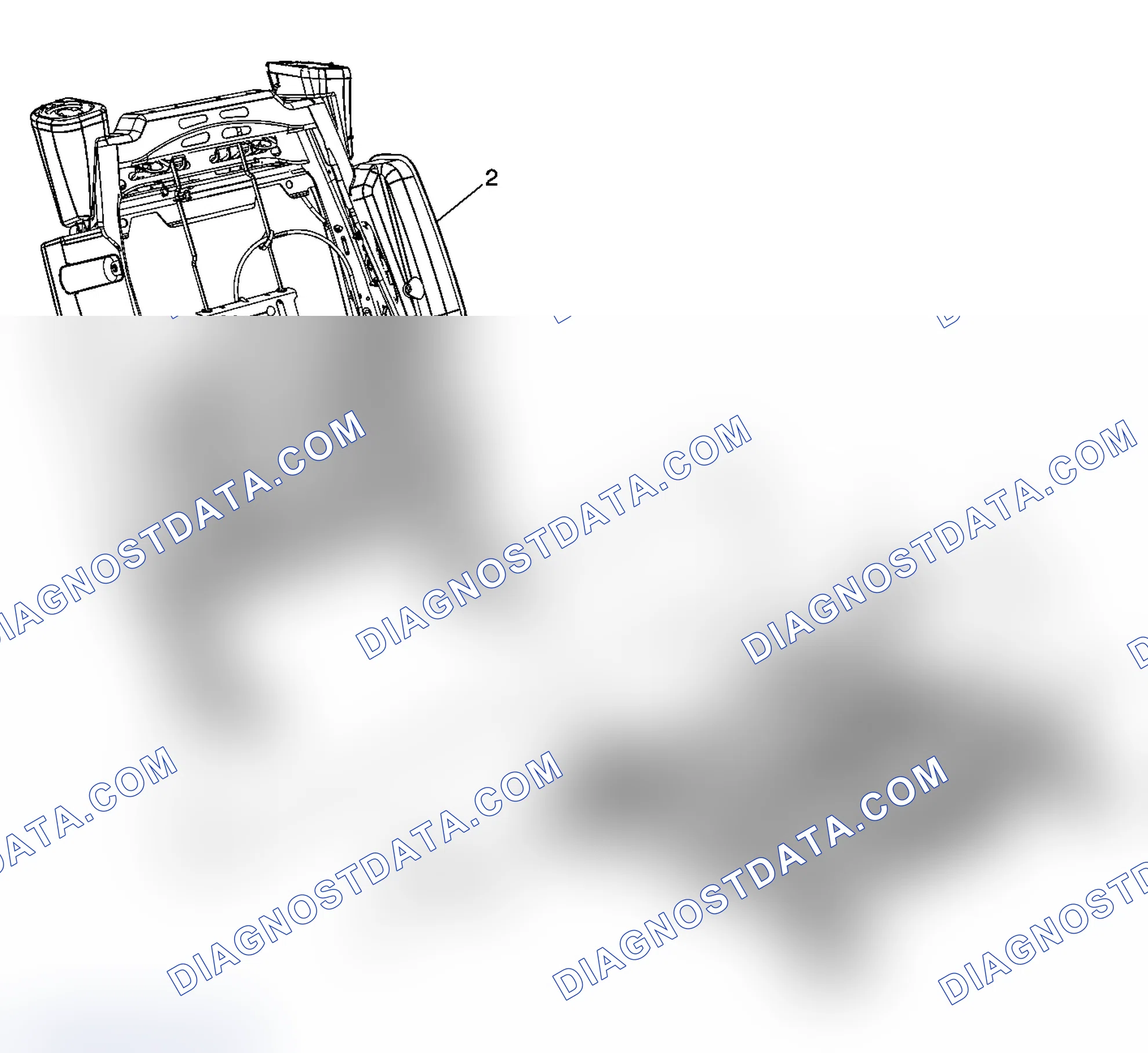 Scheme 19: Seat Belt Anchor, Back Frame, Power Adjuster with Frame Replacement - Front Seat