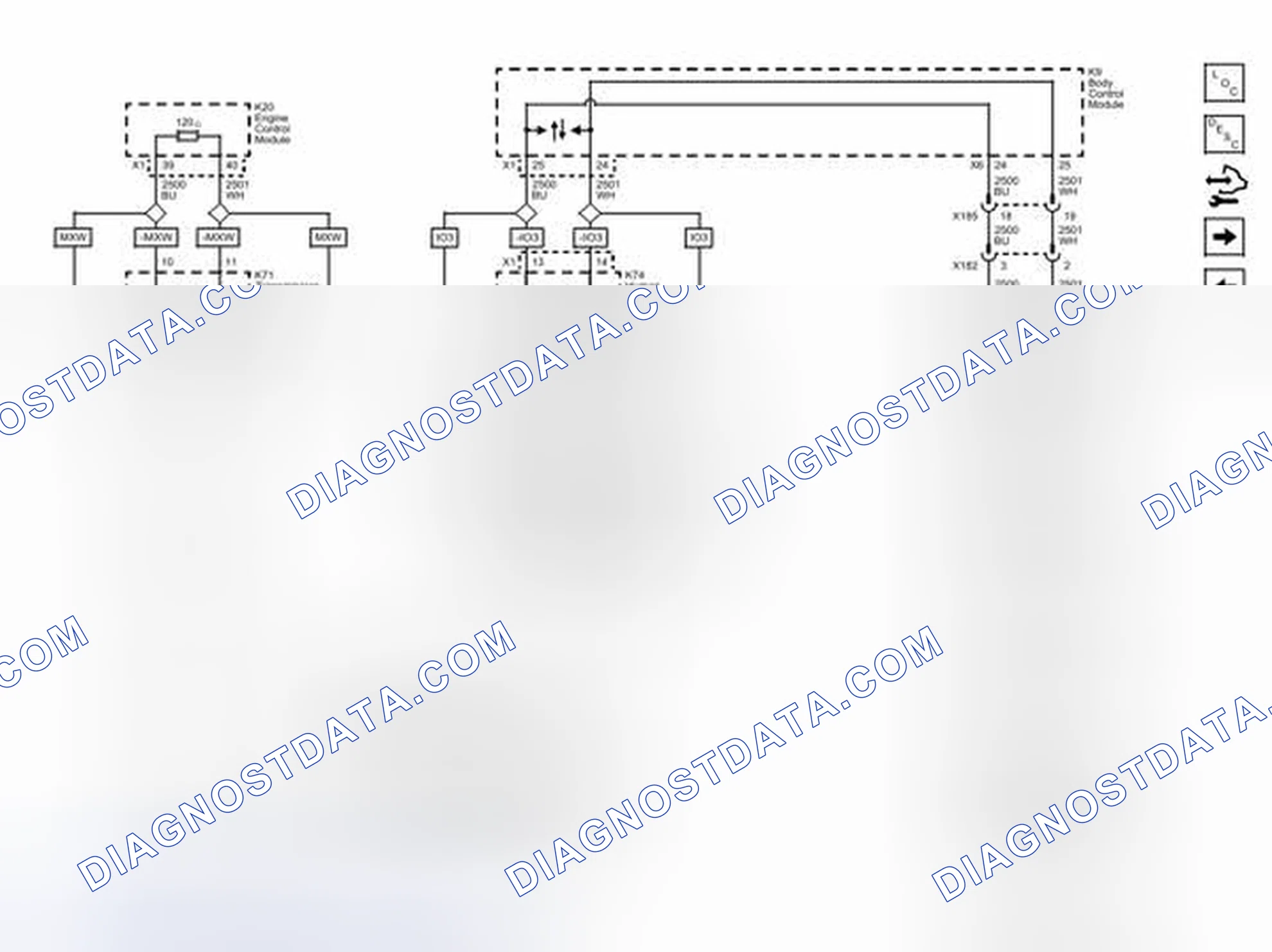 Scheme 9: High Speed GMLAN (E29) Wiring Schematics