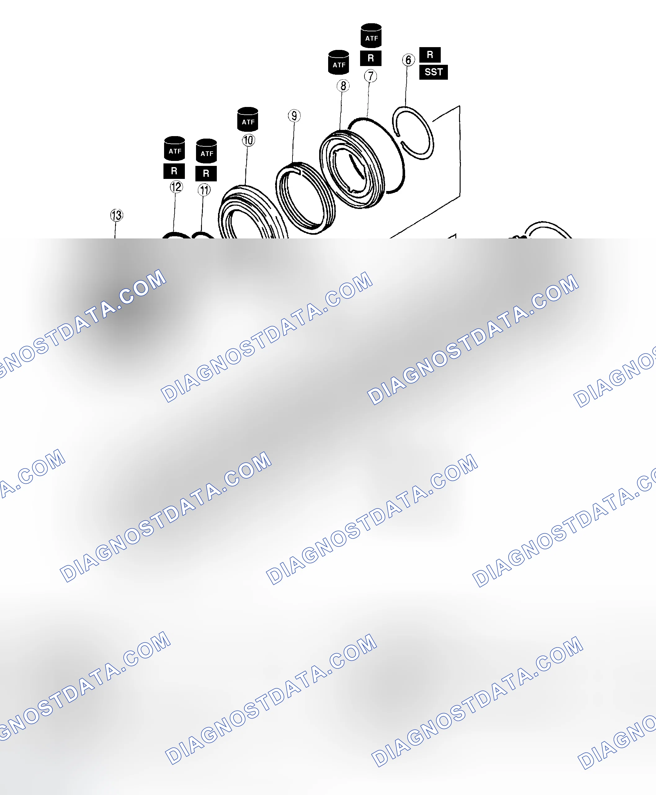 Scheme 192: LOW CLUTCH DISASSEMBLY