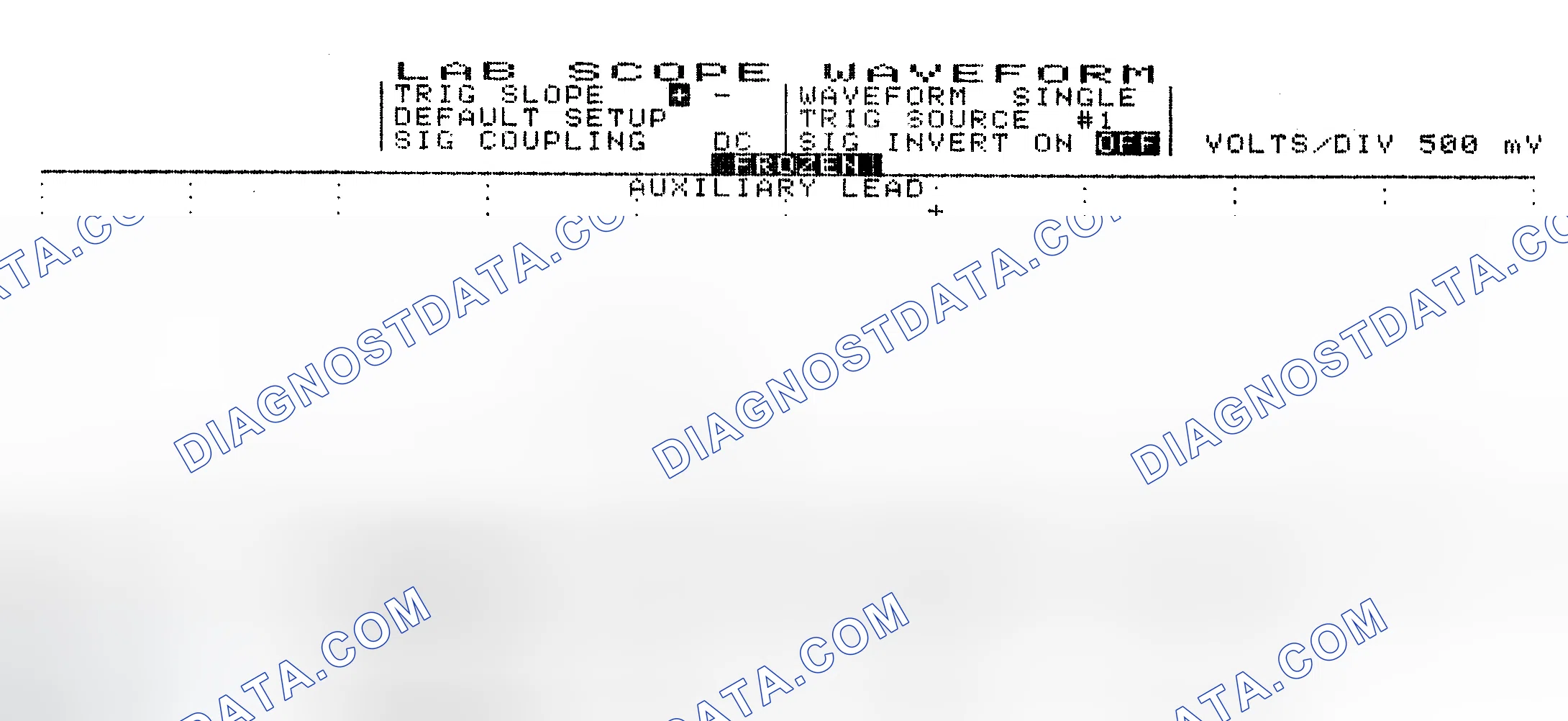 Scheme 10: Single Injector w/Excessive Current Flow - Current Pattern