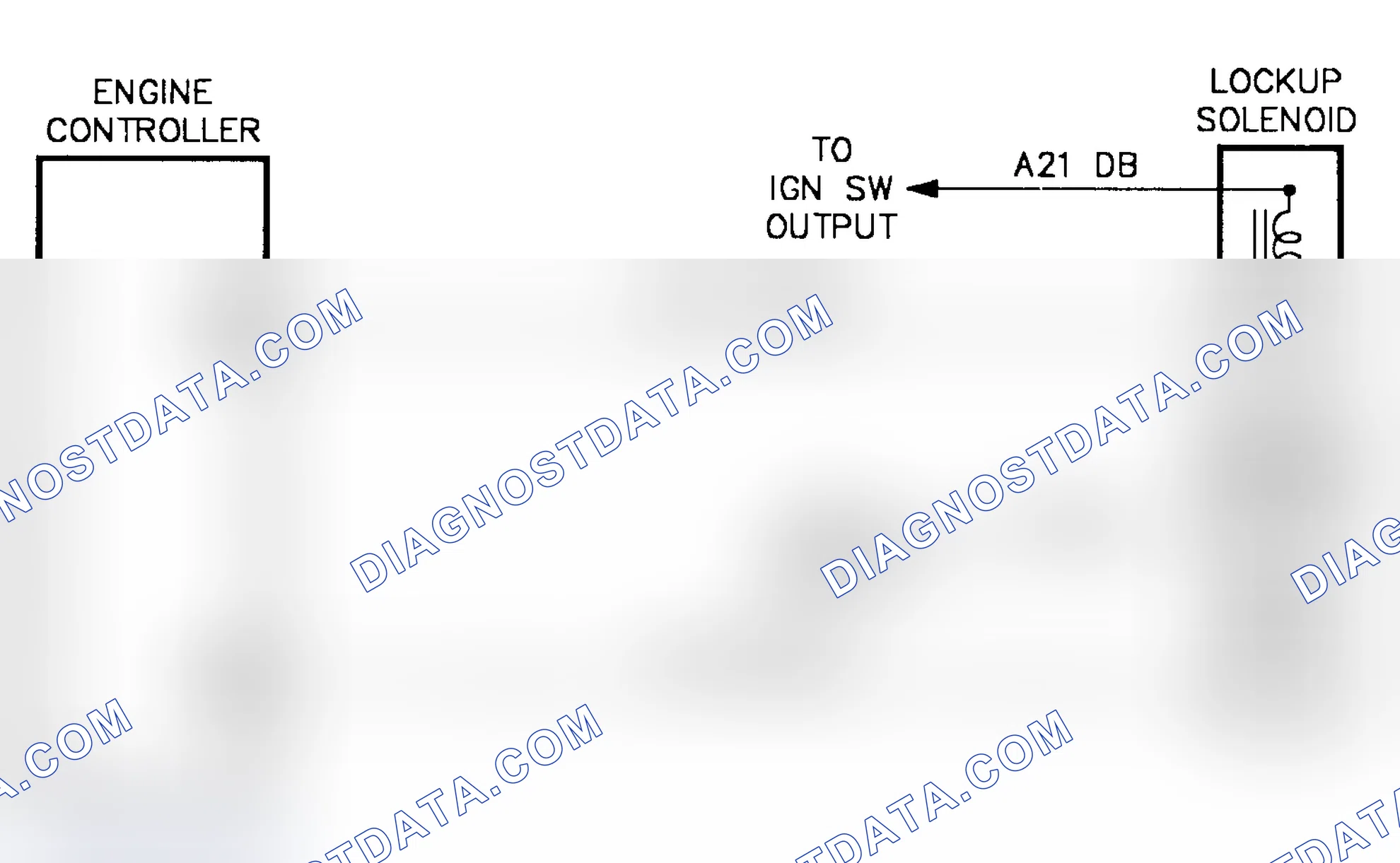 Scheme 113: Schematic Test DR-26B Torque Converter W/OD Lockup Solenoid Circuit
