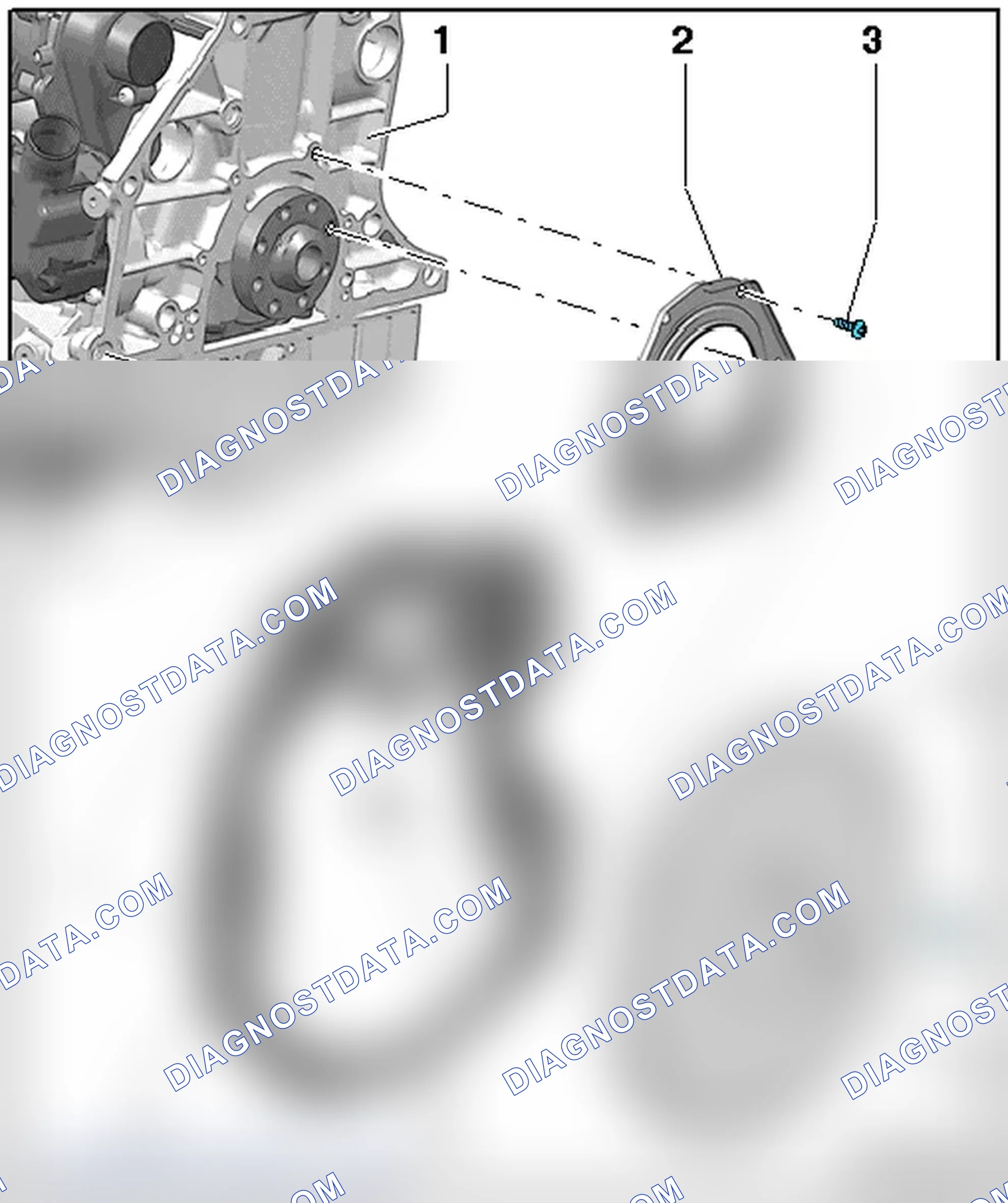 Scheme 4: SEALING FLANGE AND DRIVE PLATE OVERVIEW