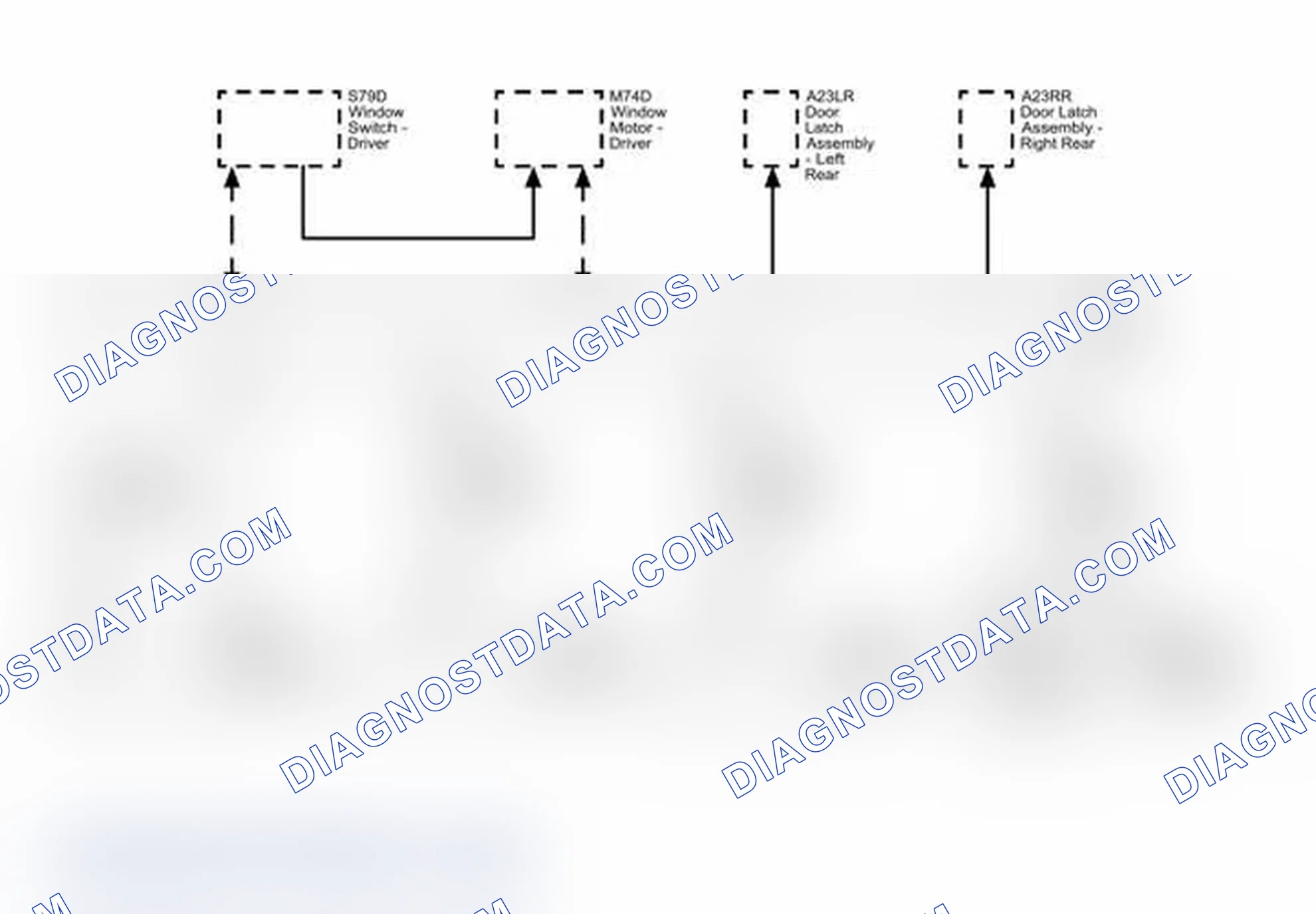 Scheme 23: 14 Power Windows Block Diagram