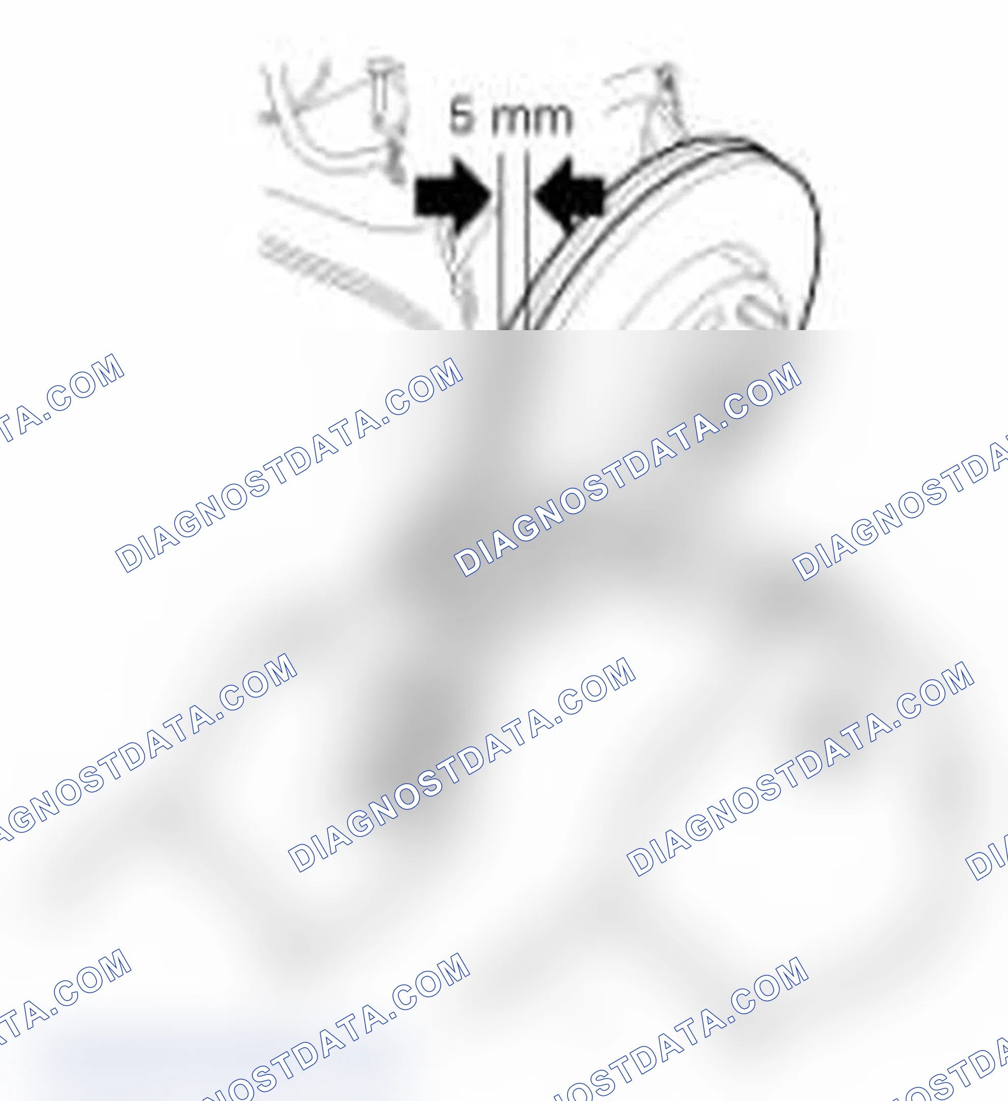 Scheme 54: Front brake disc thickness check