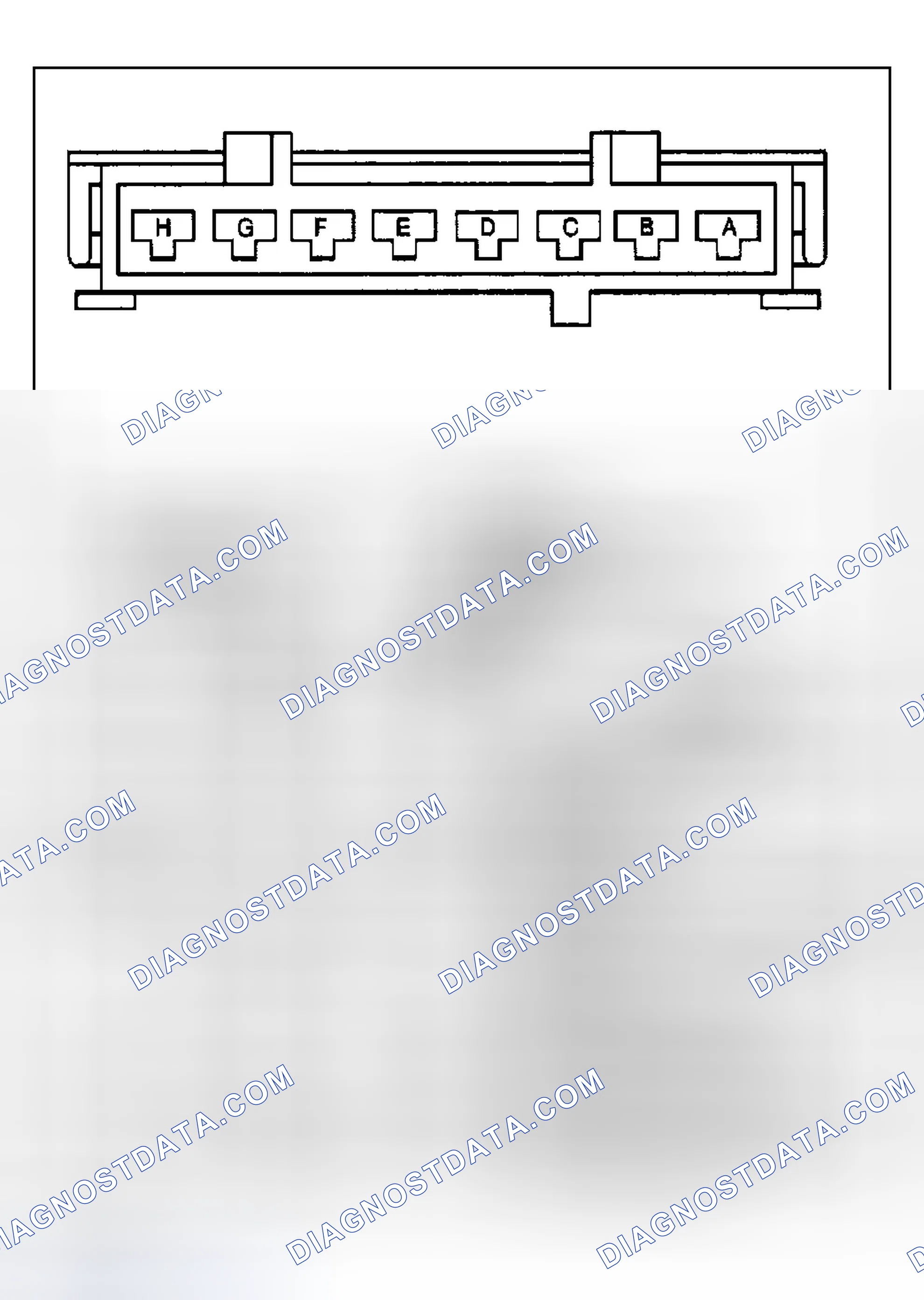 Scheme 6: Wiper/Washer System Connector End Views