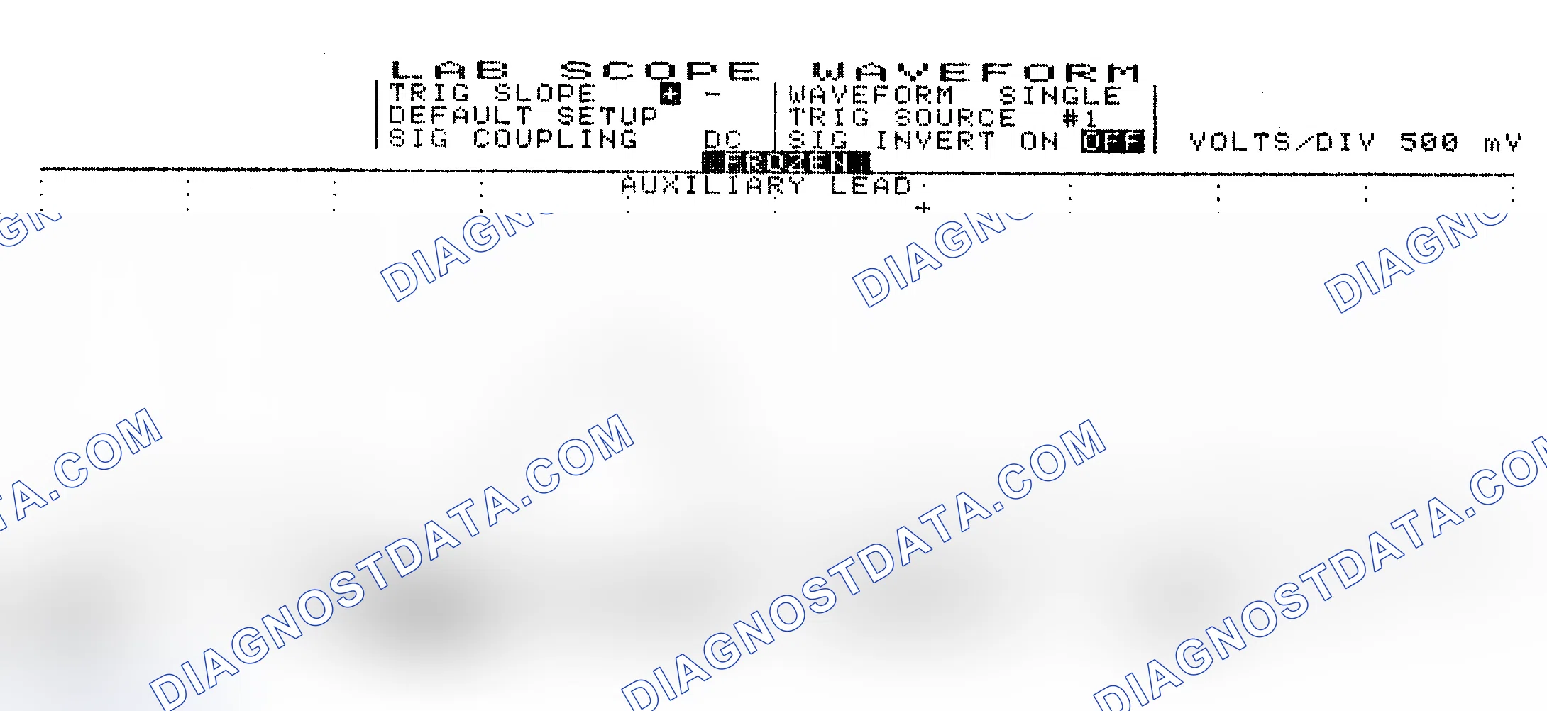 Scheme 10: Single Injector w/Excessive Current Flow - Current Pattern