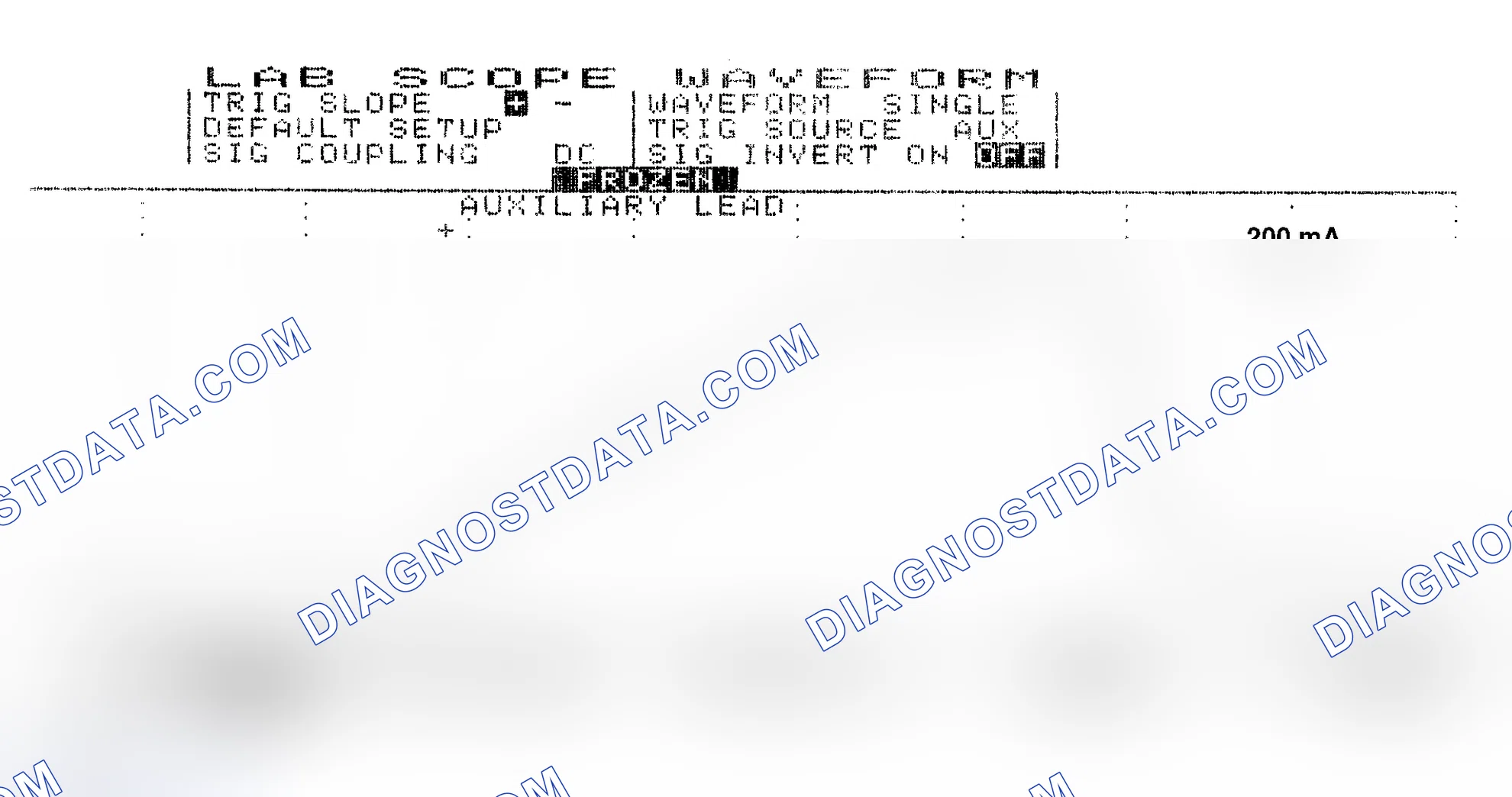 Scheme 13: Single Injector w/Normal Current Flow - Current Pattern