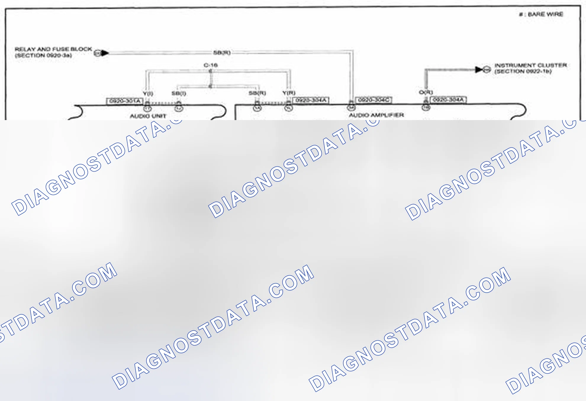 Scheme 357: Audio System (Bose® Type Audio) Wiring Diagram - 0920-3e (1 Of 2)