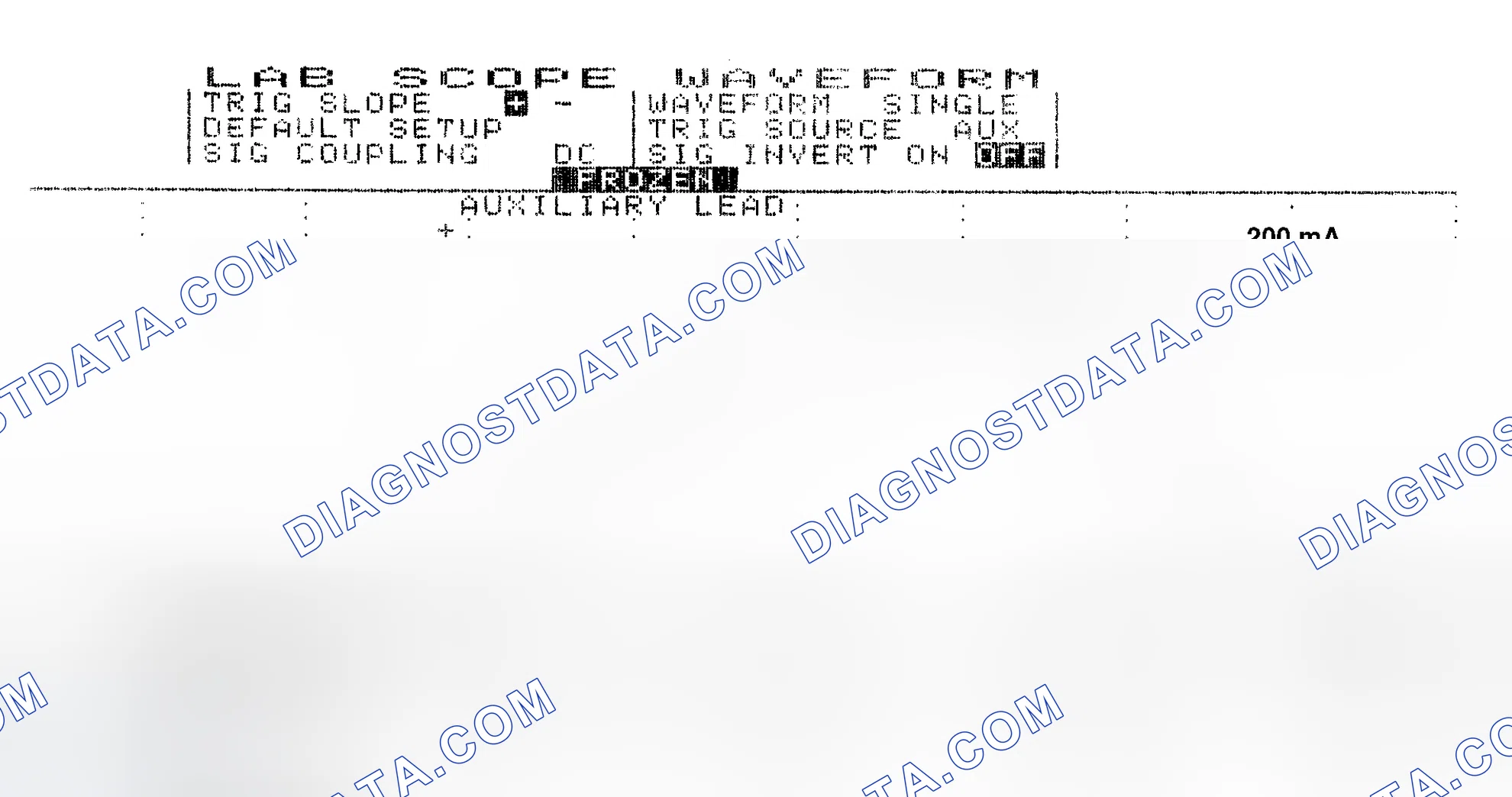 Scheme 13: Single Injector w/Normal Current Flow - Current Pattern