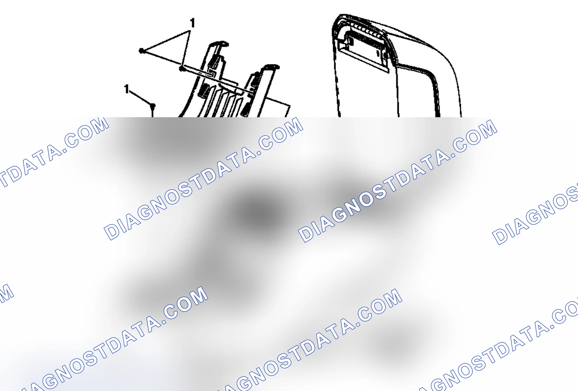 Scheme 181: Rear Floor Console Front Trim Upper Panel Replacement