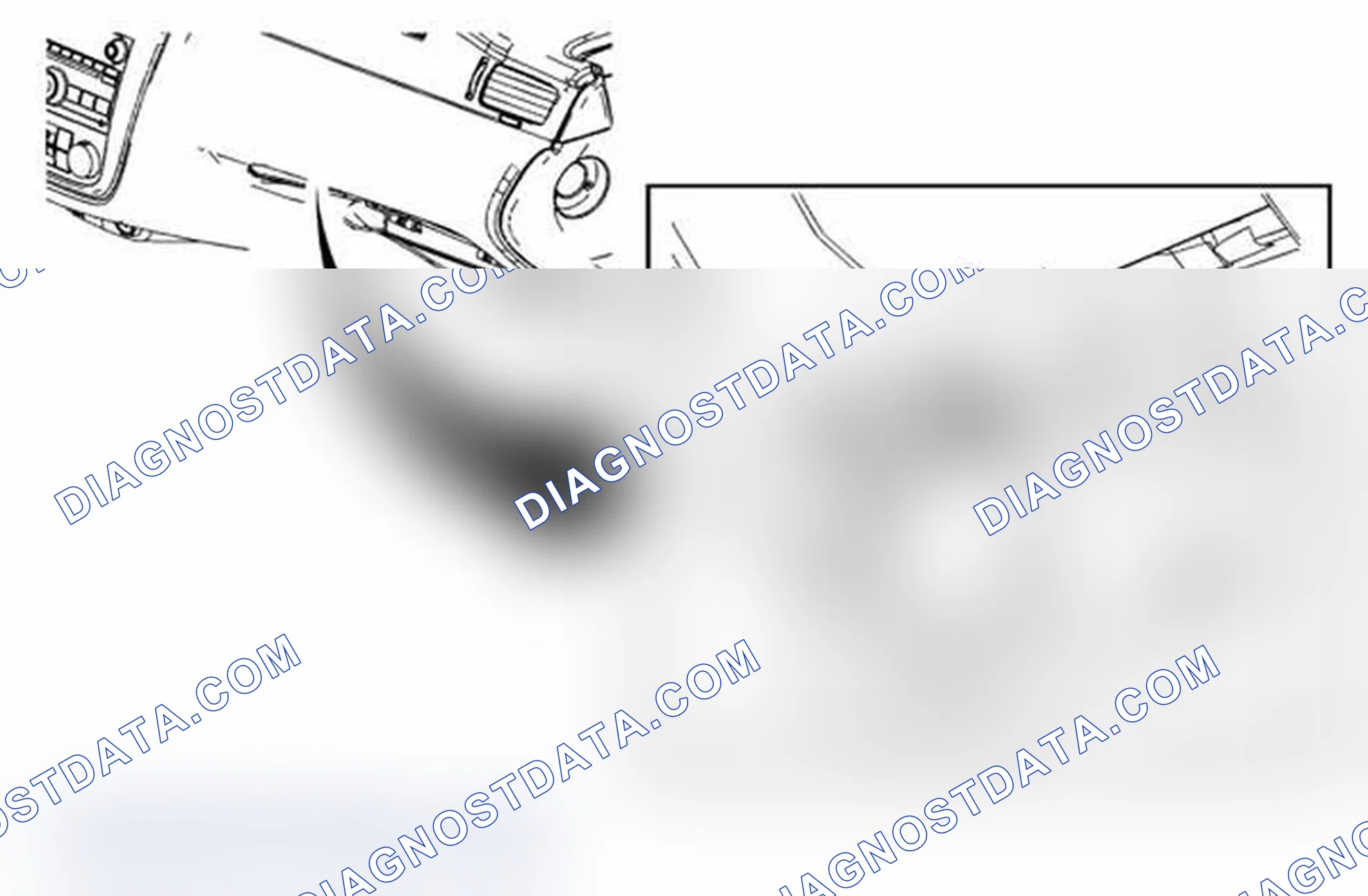 Scheme 43: Instrument Panel Compartment Door Dampener Replacement