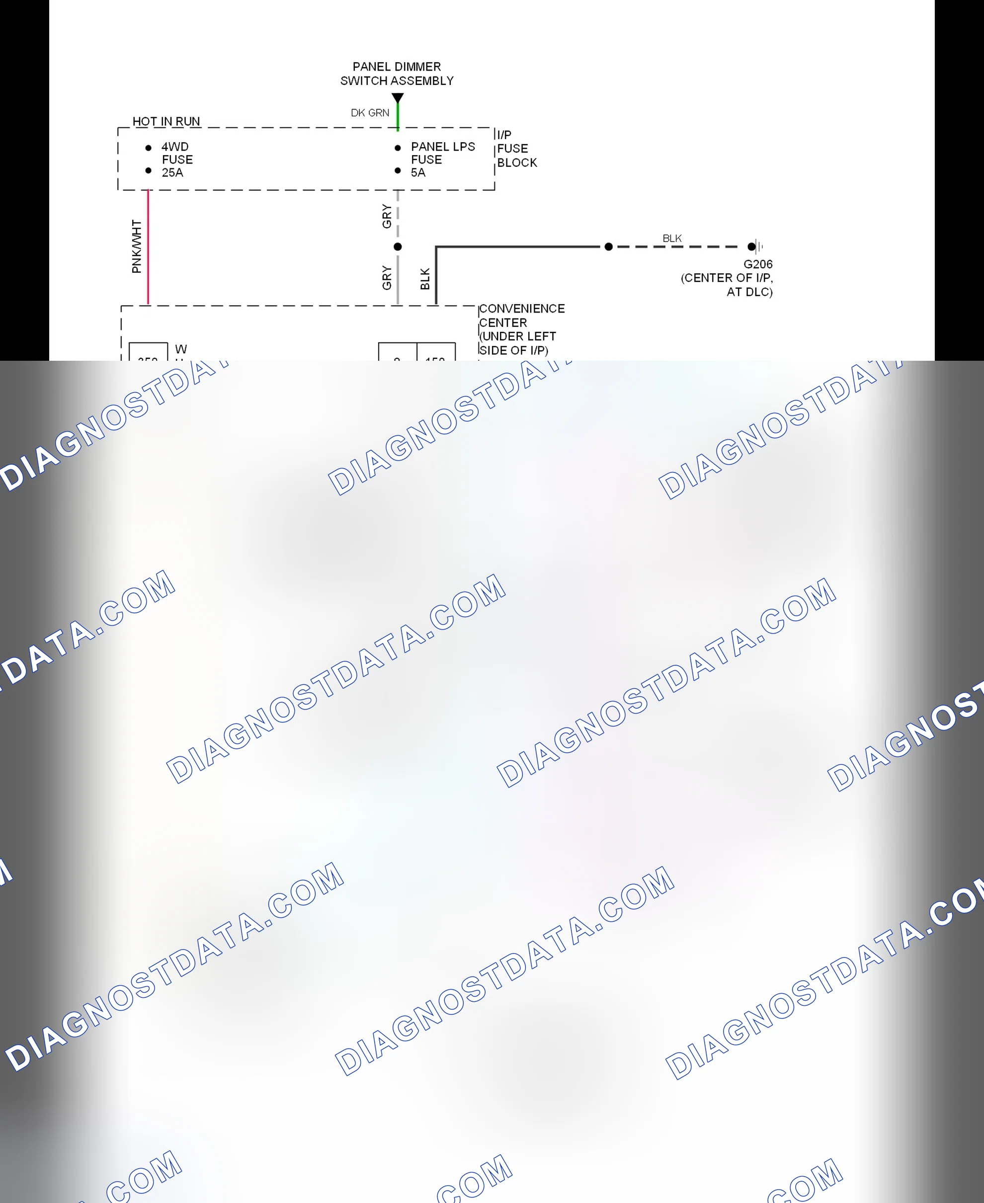 Scheme 7: Transfer Case Circuit (1993 Except H/D 4-Speed A/T)