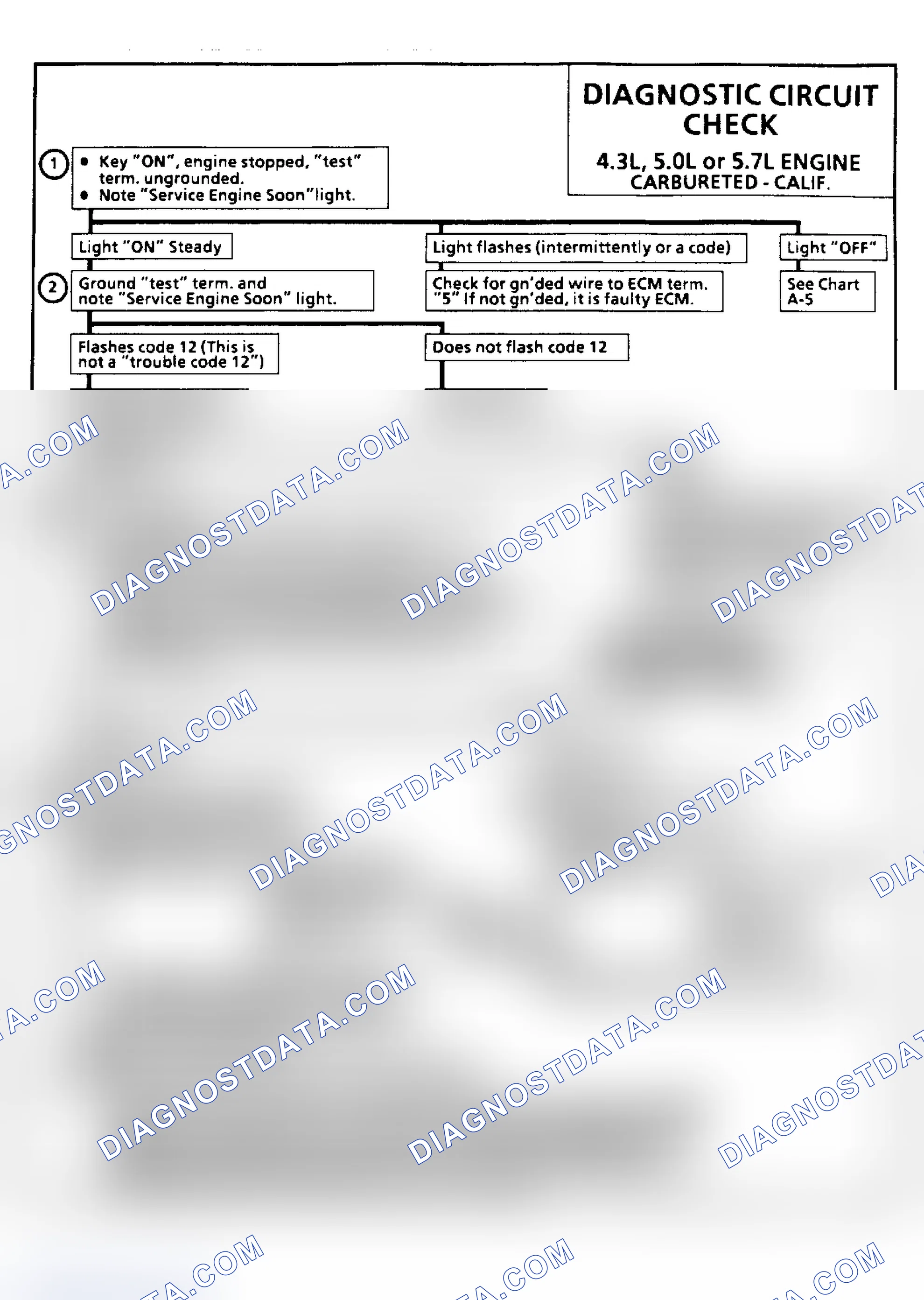 Scheme 80: Diagnostic Circuit Check