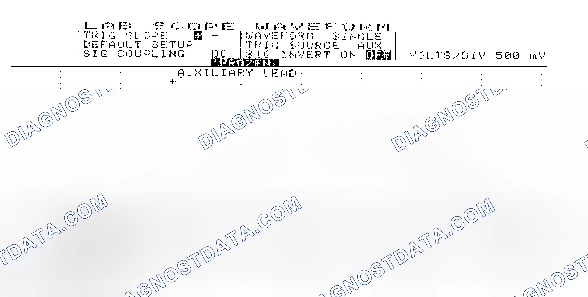 Scheme 14: Single Injector w/Excessive Current Flow - Current Pattern