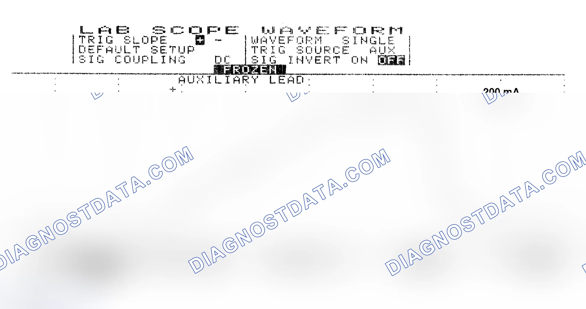 Scheme 13: Single Injector w/Normal Current Flow - Current Pattern