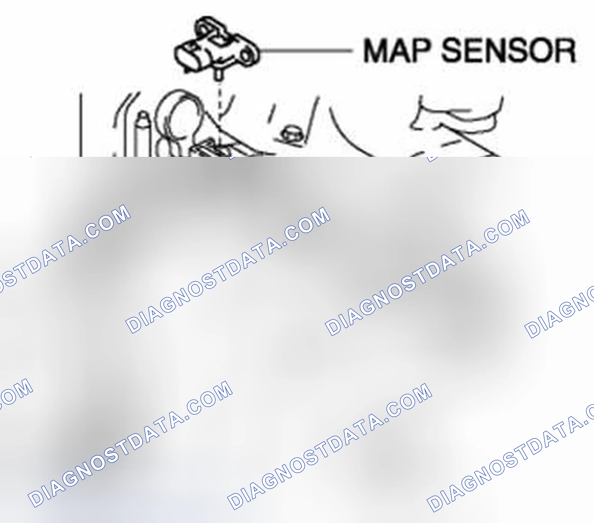 Scheme 28: MANIFOLD ABSOLUTE PRESSURE (MAP) SENSOR REMOVAL/INSTALLATION [MZR 1.5]