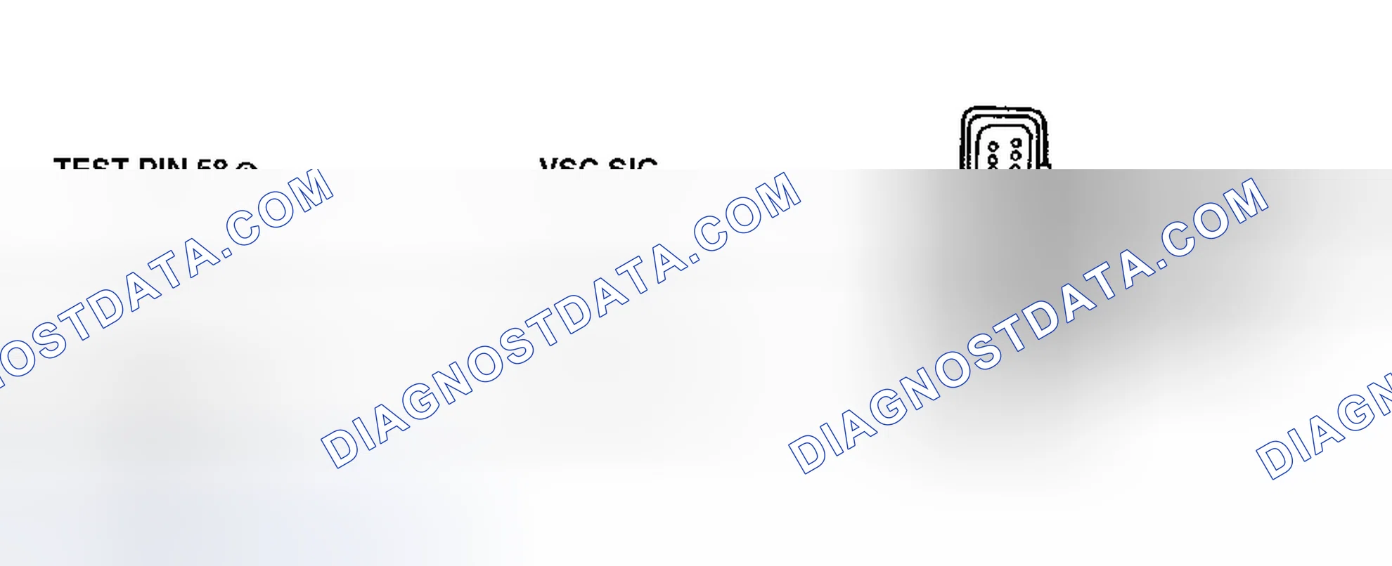 Scheme 323: ABS Module VSC Connector Terminals