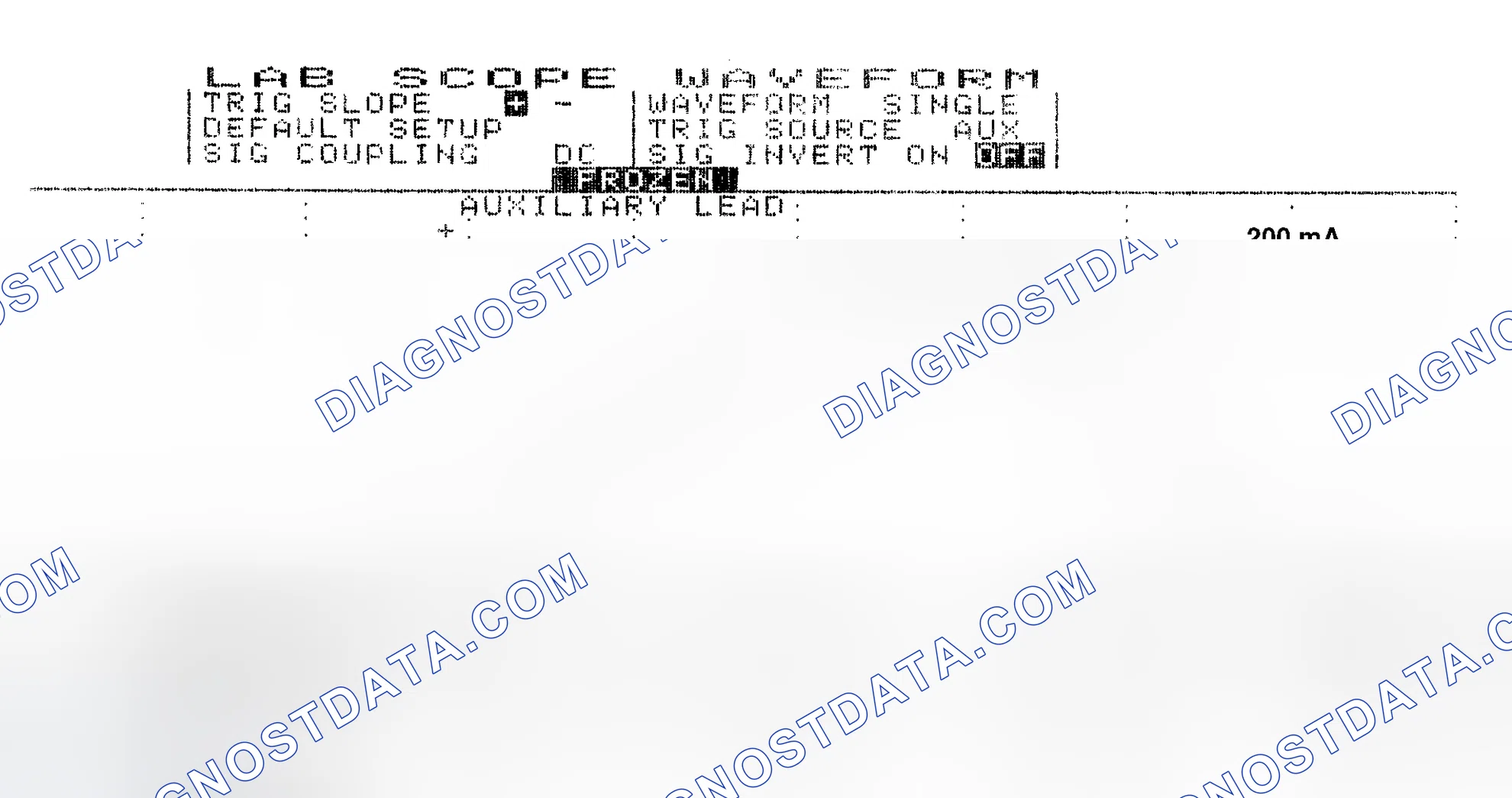 Scheme 13: Single Injector w/Normal Current Flow - Current Pattern