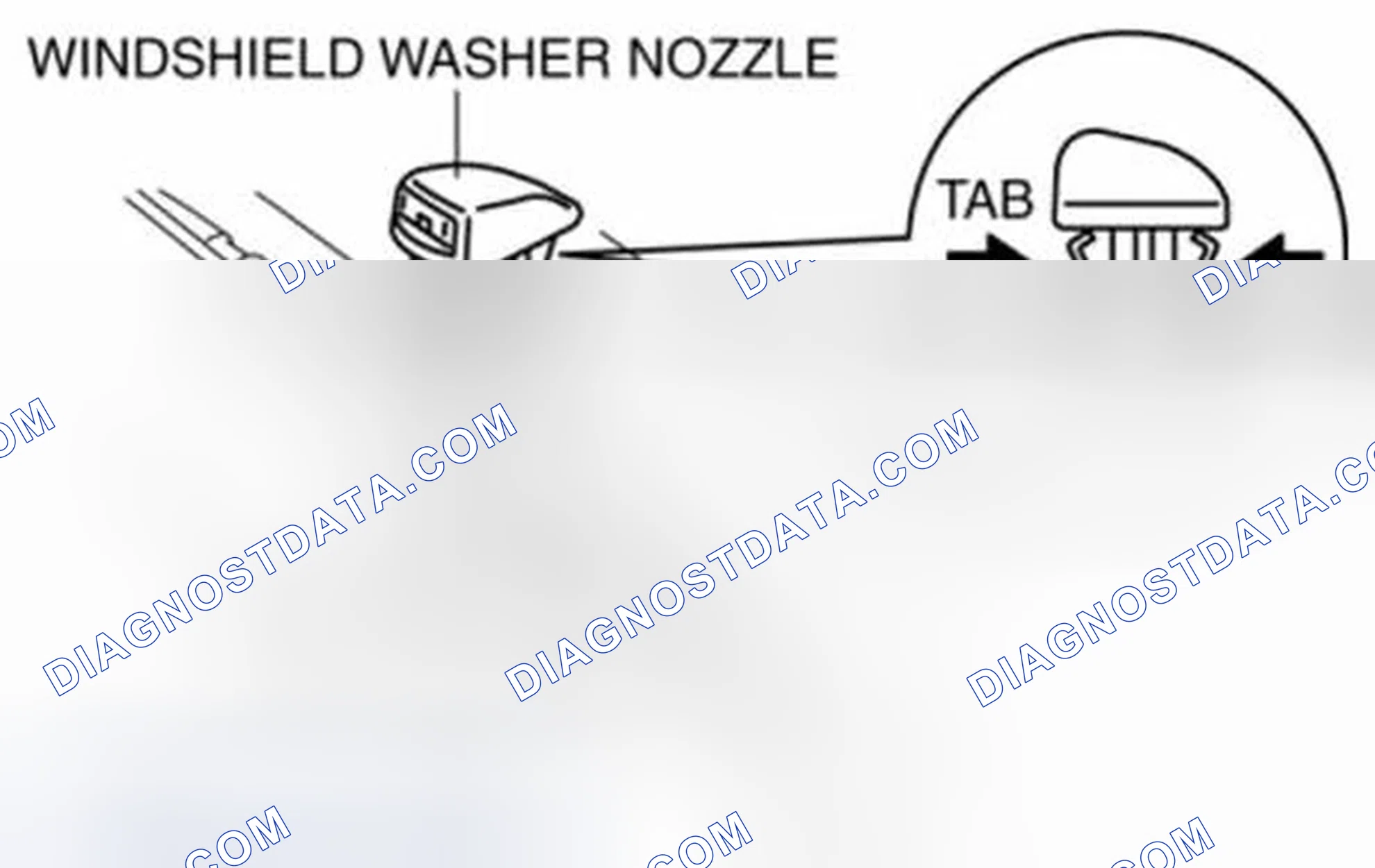 Scheme 19: WINDSHIELD WASHER NOZZLE REMOVAL/INSTALLATION
