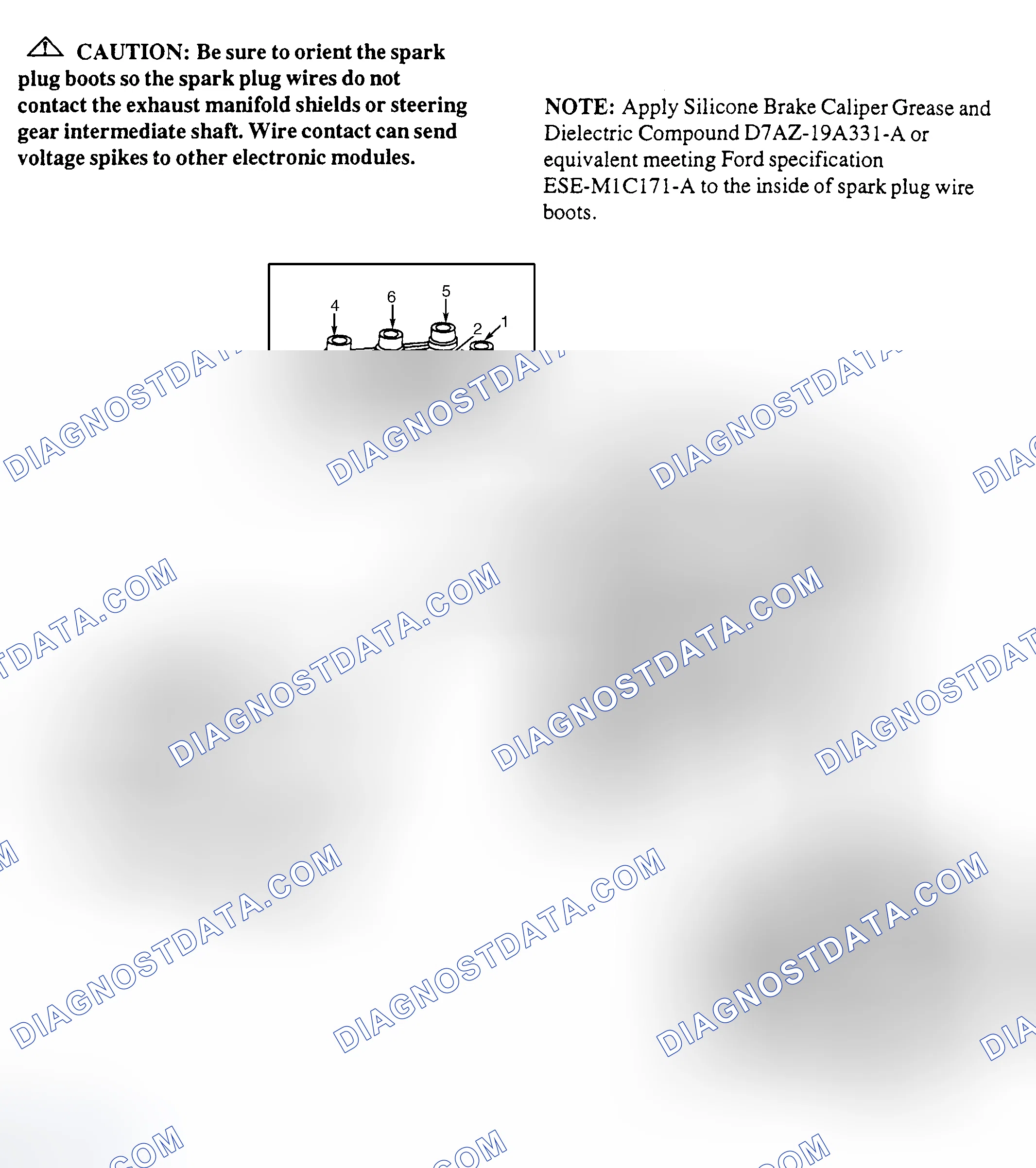 Scheme 11: Spark Plug Wire Routing (4.0L - VIN "E")