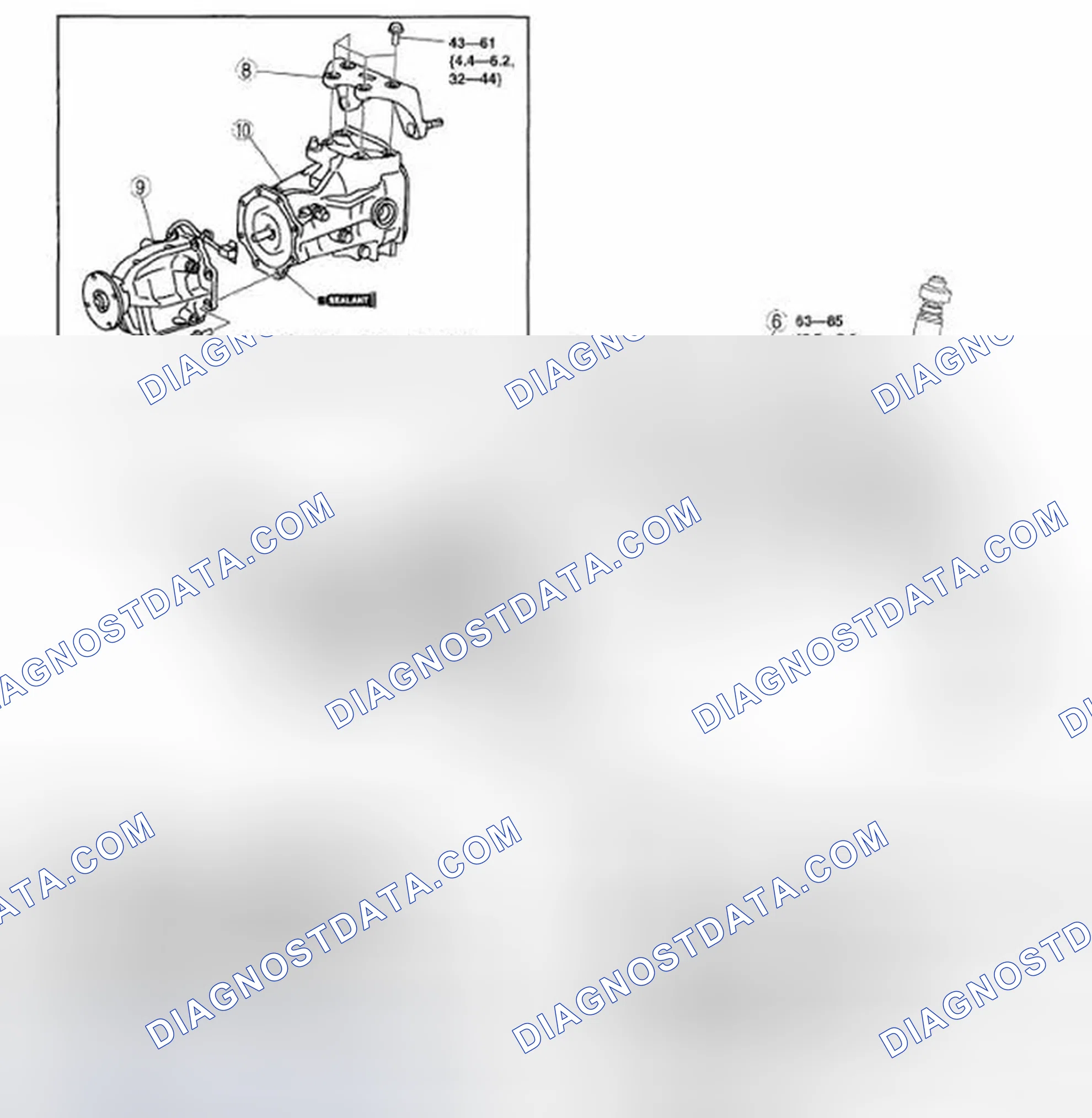 Scheme 12: REAR DIFFERENTIAL REMOVAL/INSTALLATION