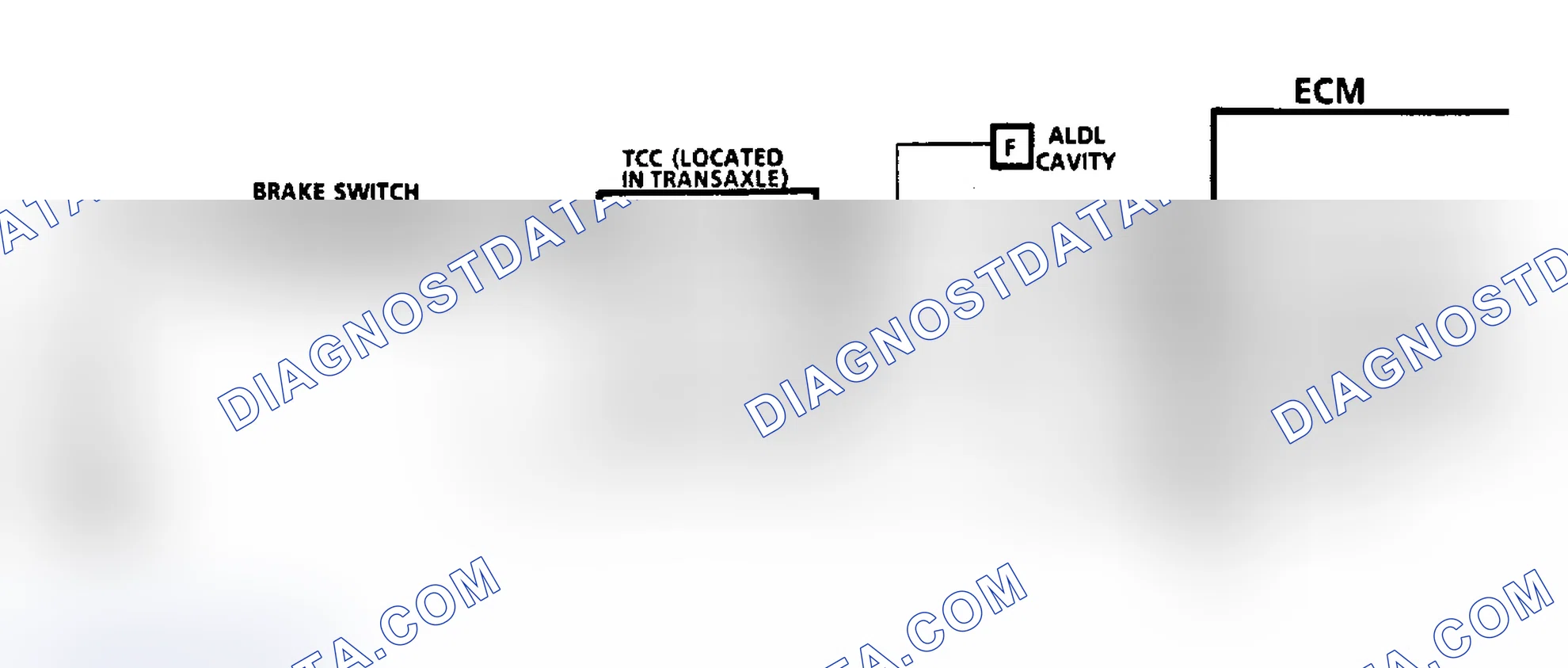 Scheme 65: Code 27 or 28: Gear Switch Ckts Diag (3.3L N Body W/125-C Trans)