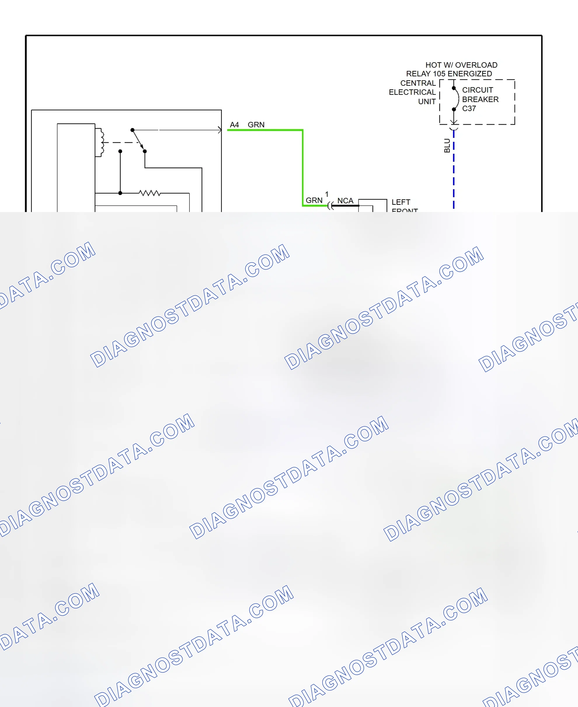 Scheme 8: Power Window System Wiring Diagram (C70 - Coupe)