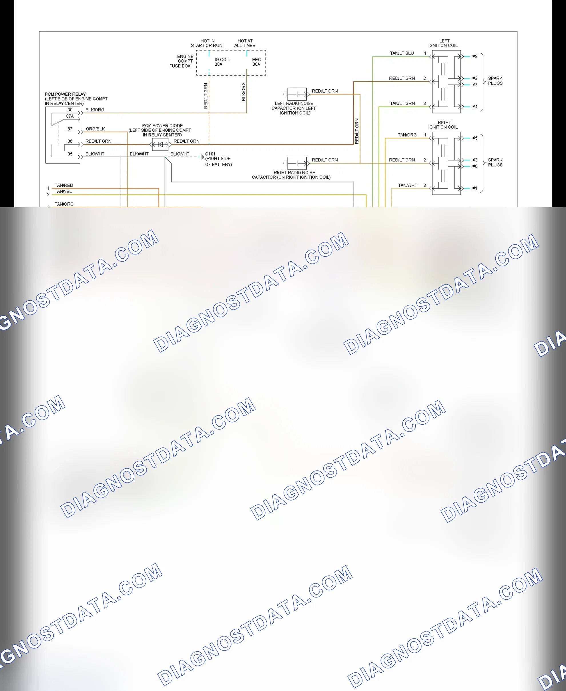 Scheme 20: EEC-IV Wiring Diagram Crown Victoria 4.6L & Grand Marquis 4.6L - 3 Of 3