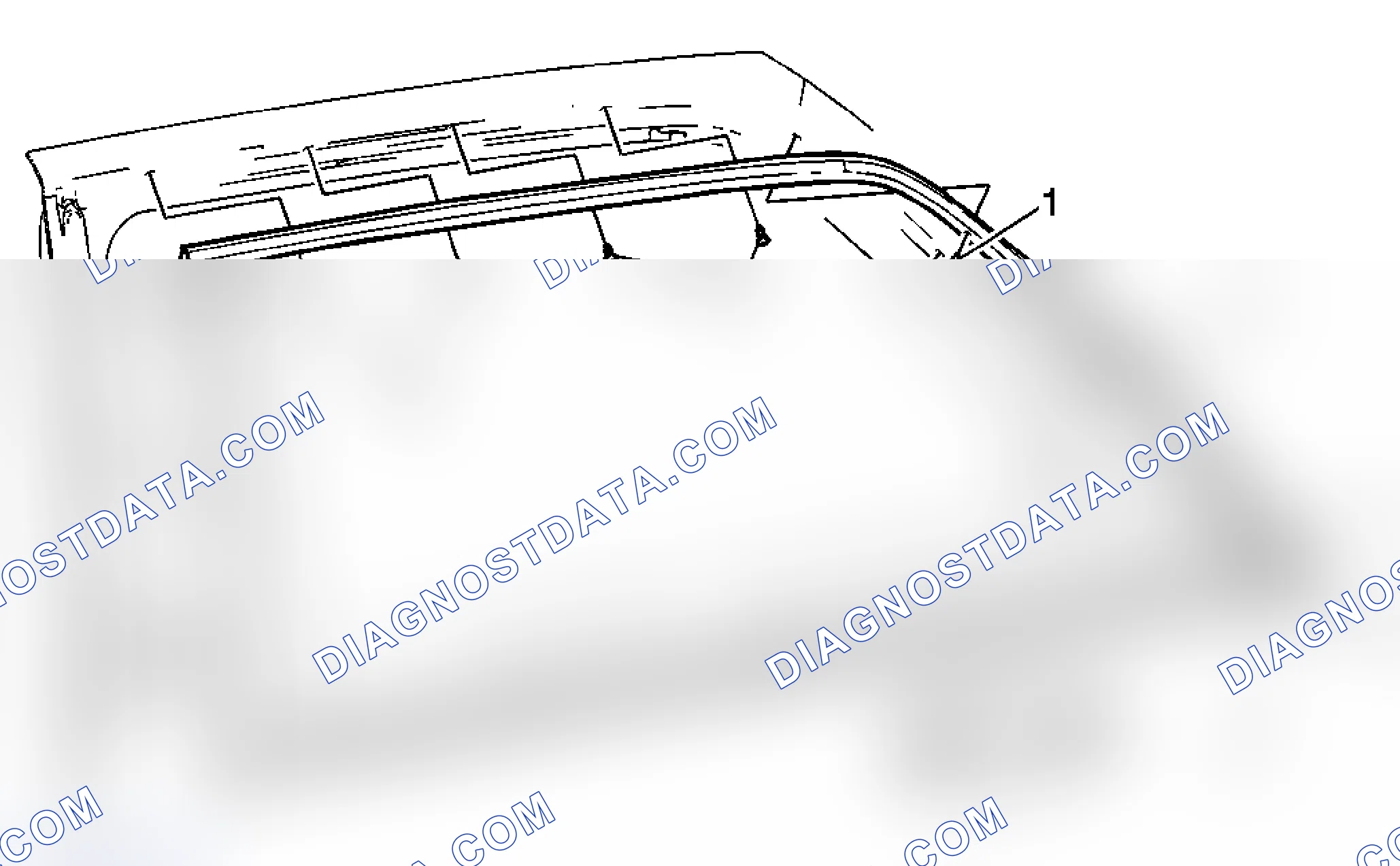 Scheme 12: Rear Side Door Window Reveal Molding Replacement