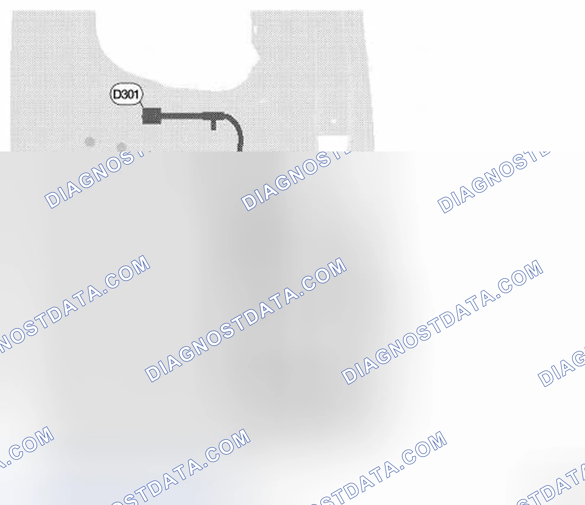 Scheme 61: Identifying Rear Door RH Harness Connectors (KING CAB Models)