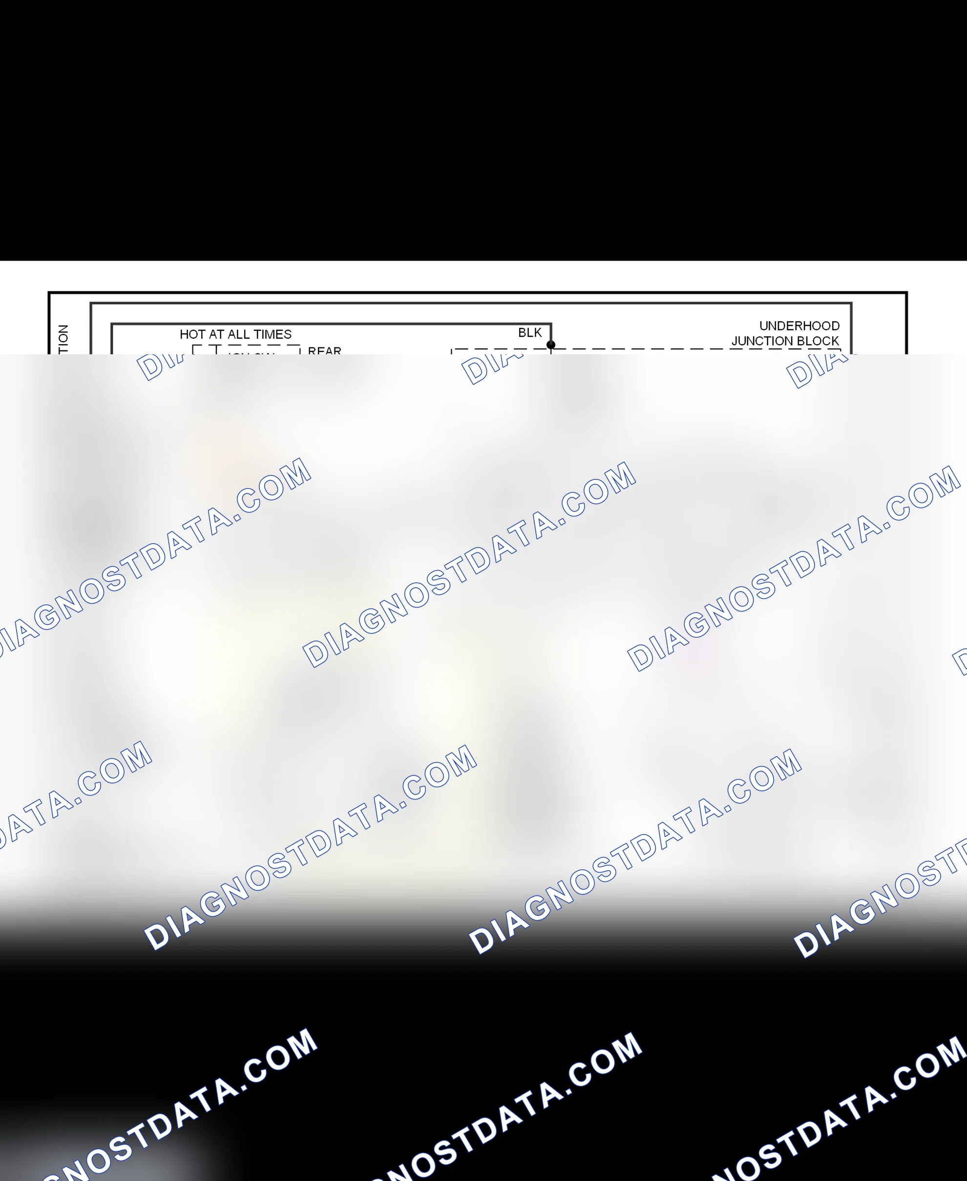 Fig. 30: Starting System Wiring Diagram (Seville)