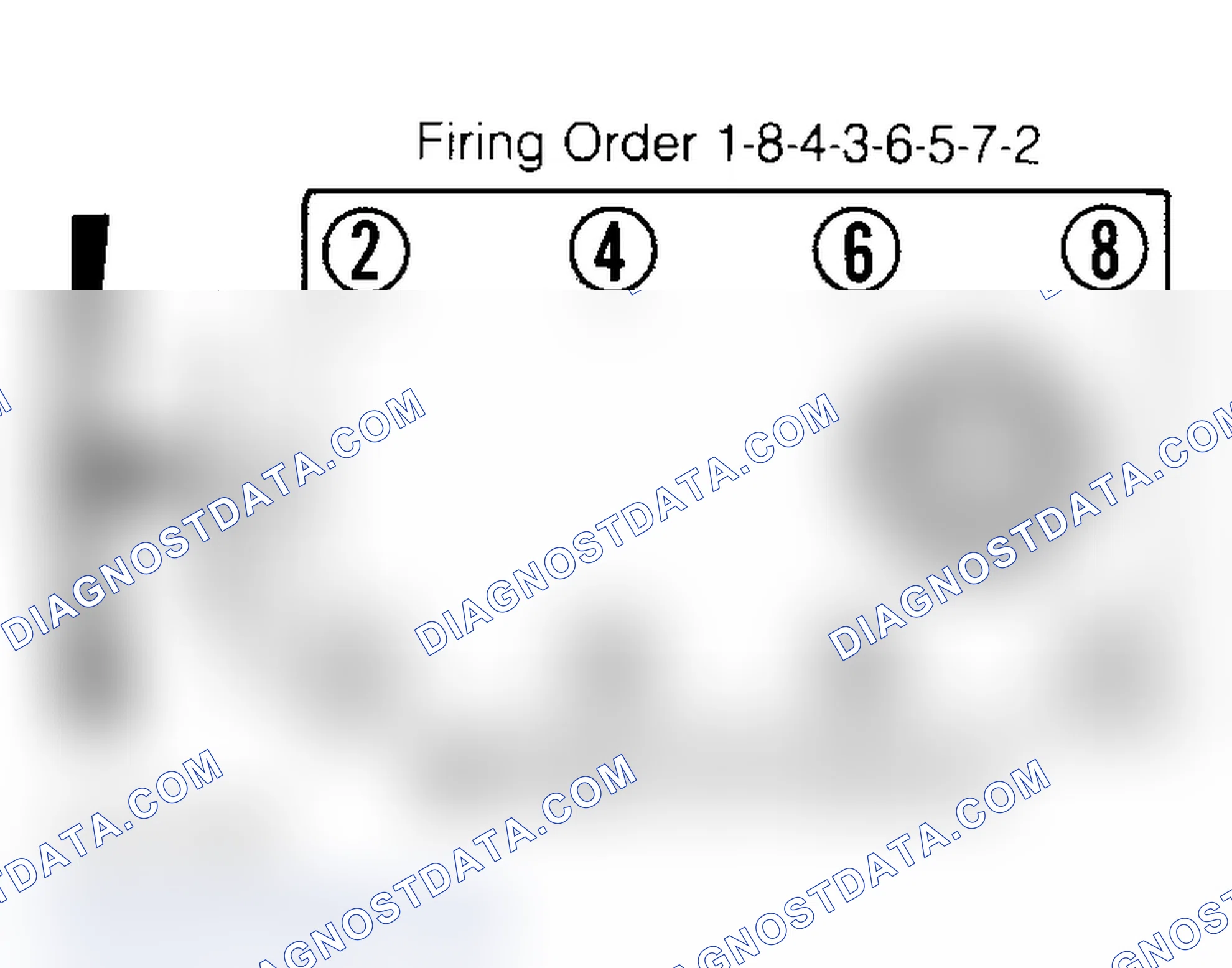 Scheme 2: Firing Order & Timing Marks (5.0L, 5.7L & 7.4L)