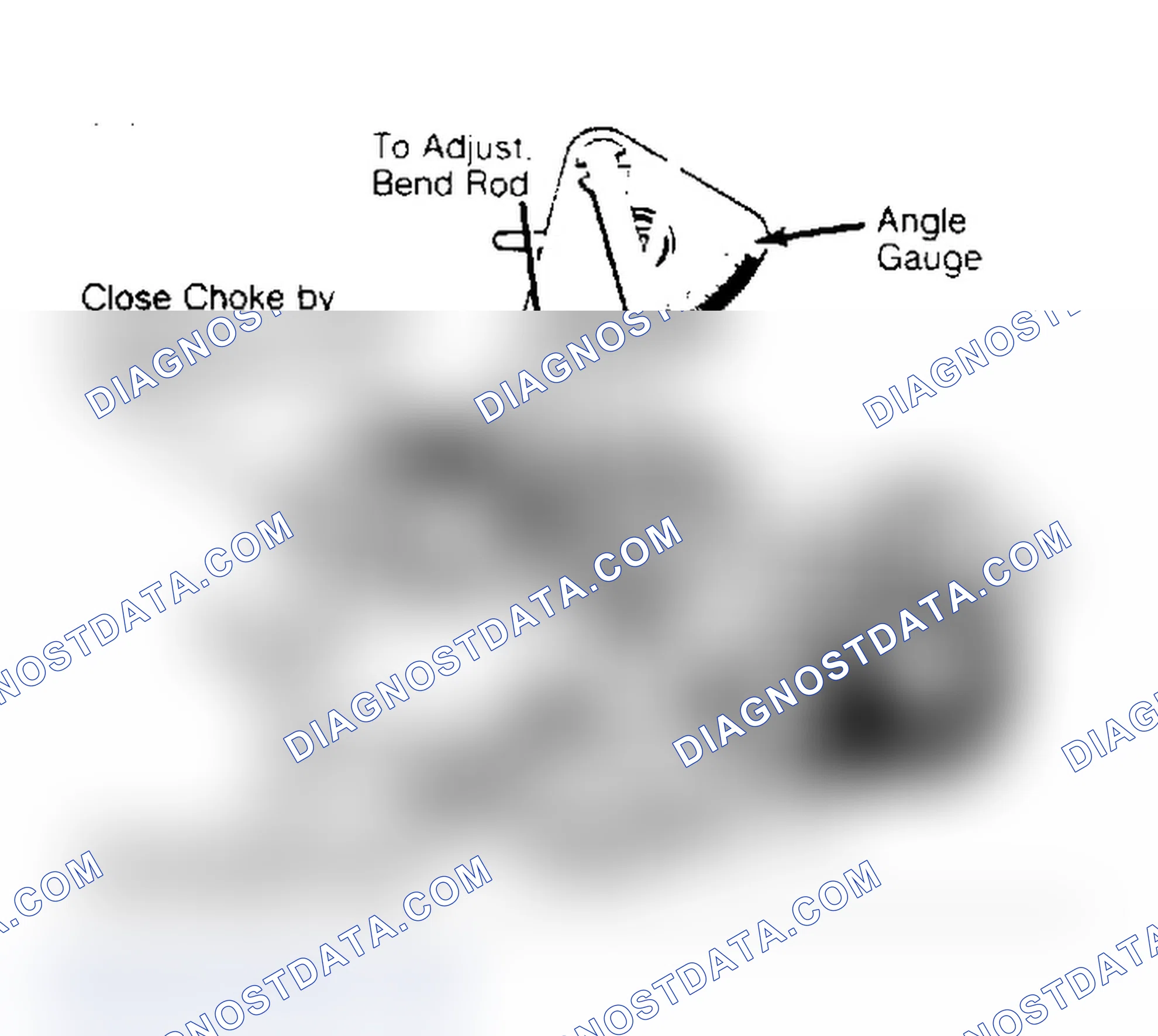 Scheme 14: Choke Rod (Fast Idle Cam) Adjustment