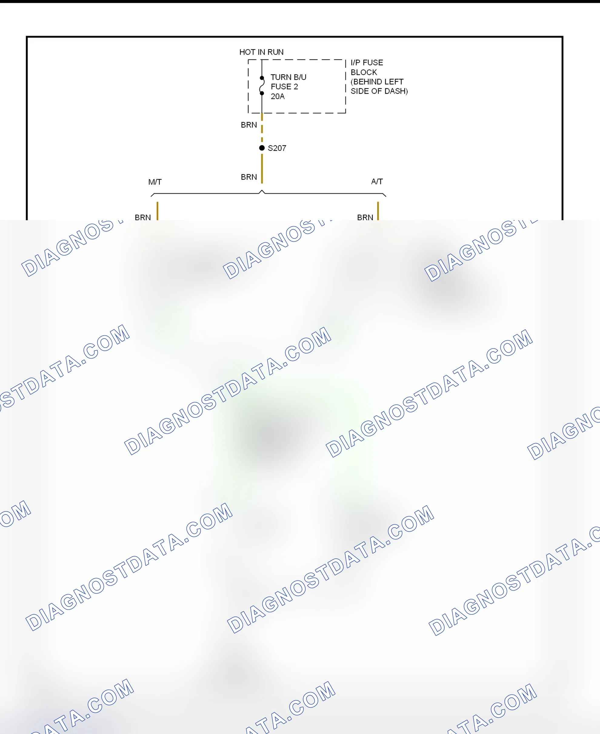 Scheme 49: Back-Up Lights Wiring Diagram (Camaro & Firebird)