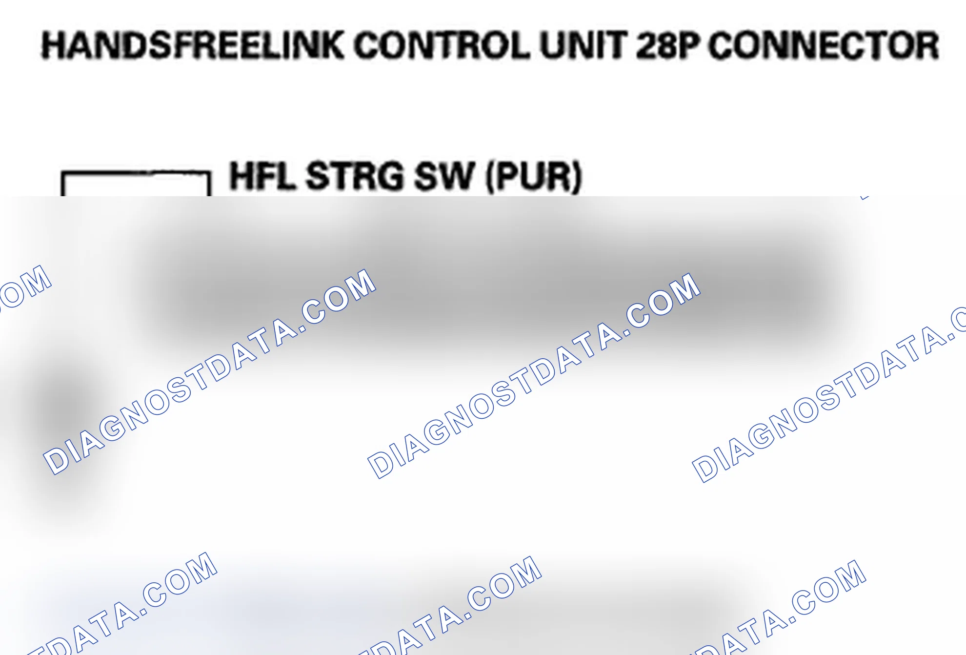 Scheme 556: DTC B1780: HandsFreeLink steering wheel Switch line short