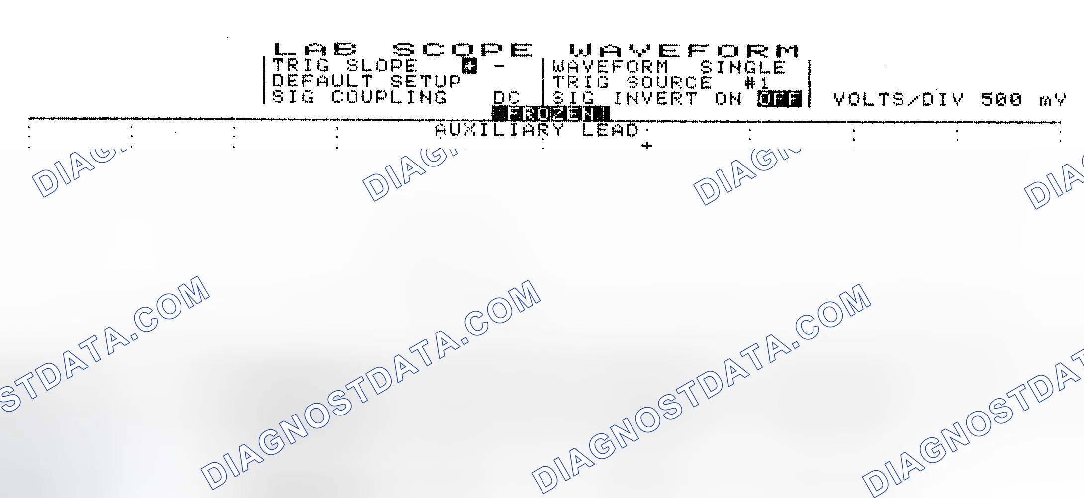 Scheme 10: Single Injector w/Excessive Current Flow - Current Pattern