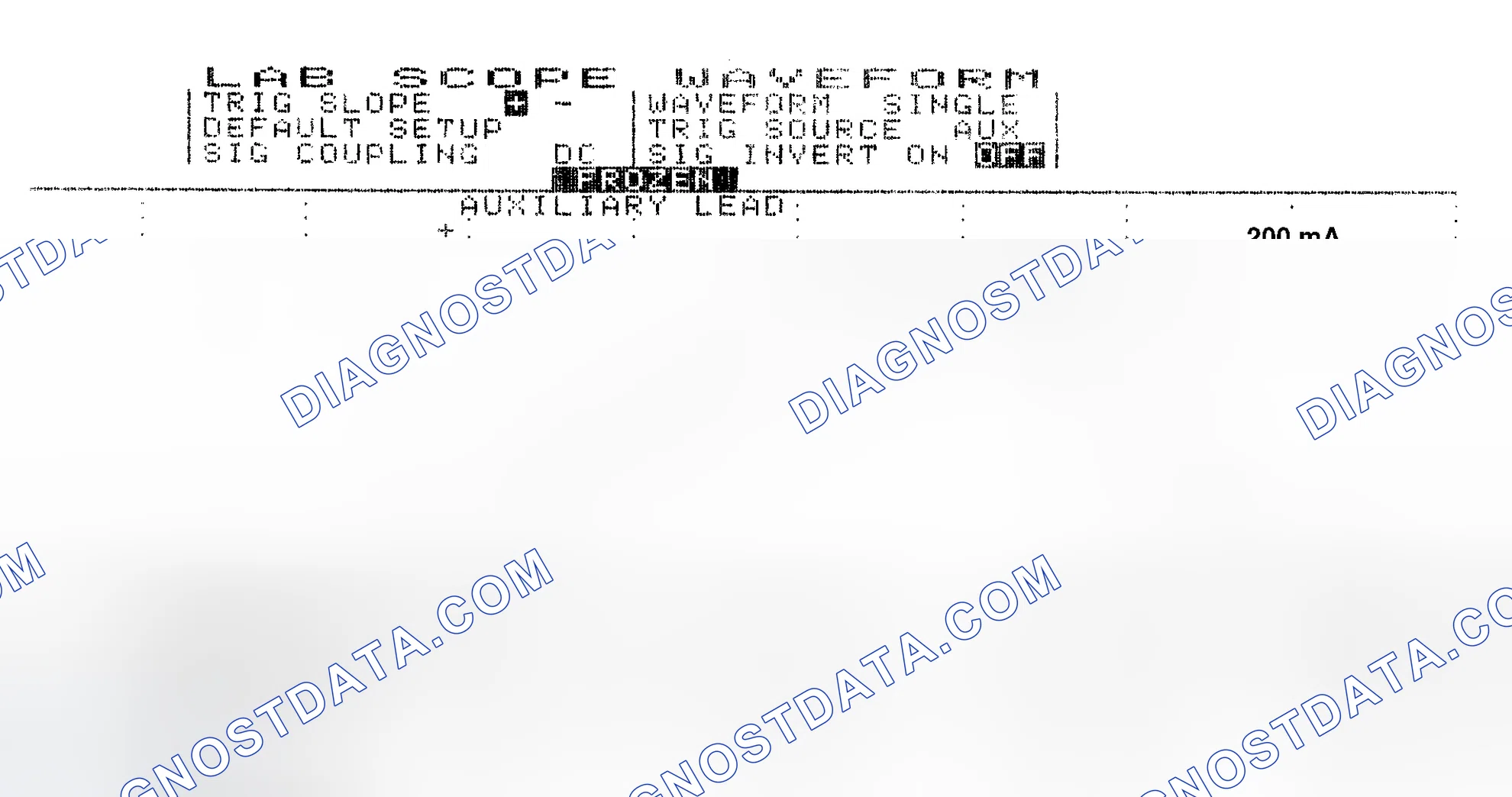 Scheme 13: Single Injector w/Normal Current Flow - Current Pattern