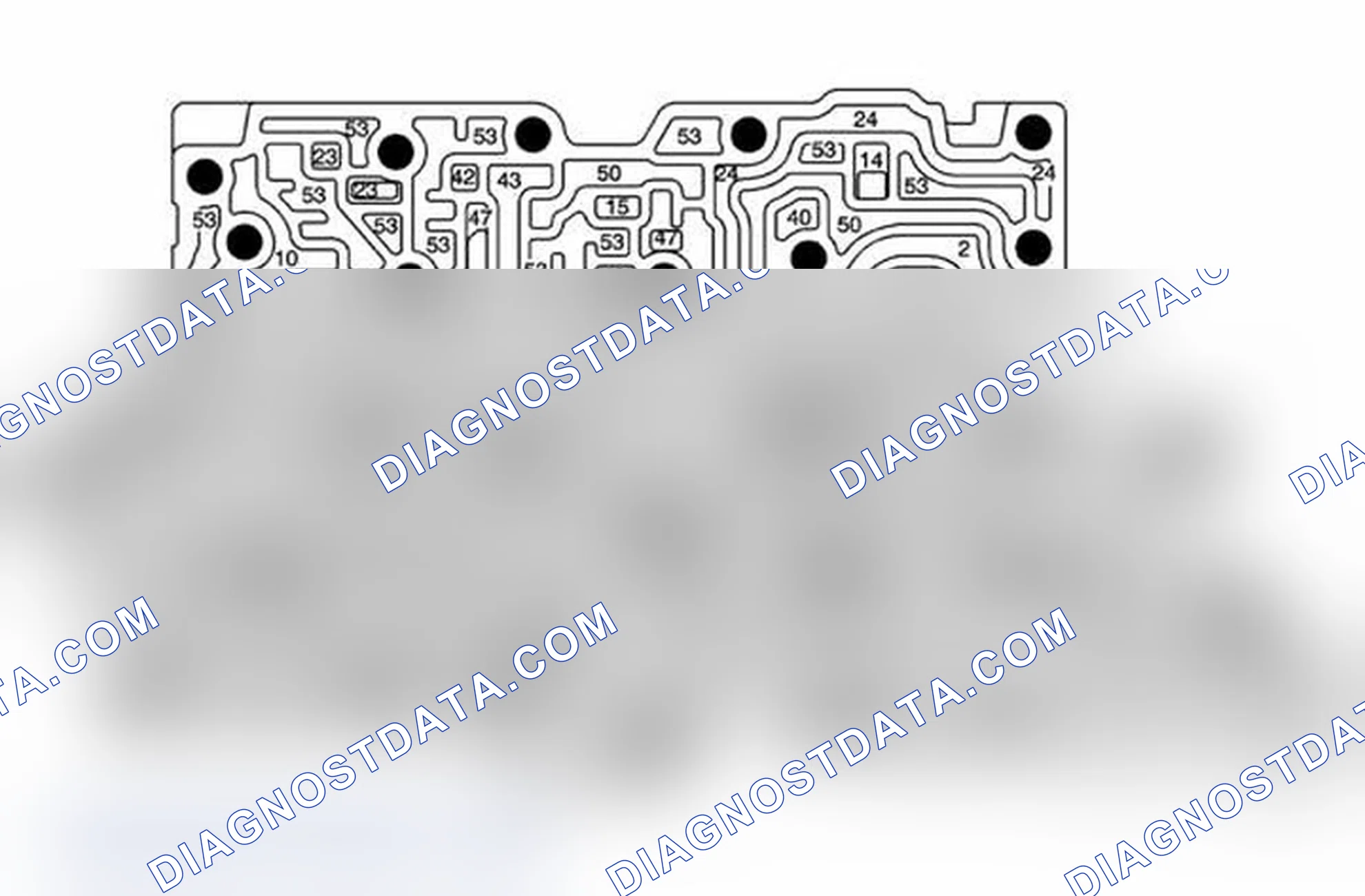 Scheme 22: Control Valve Channel Plate- Upper Body Spacer Plate Side