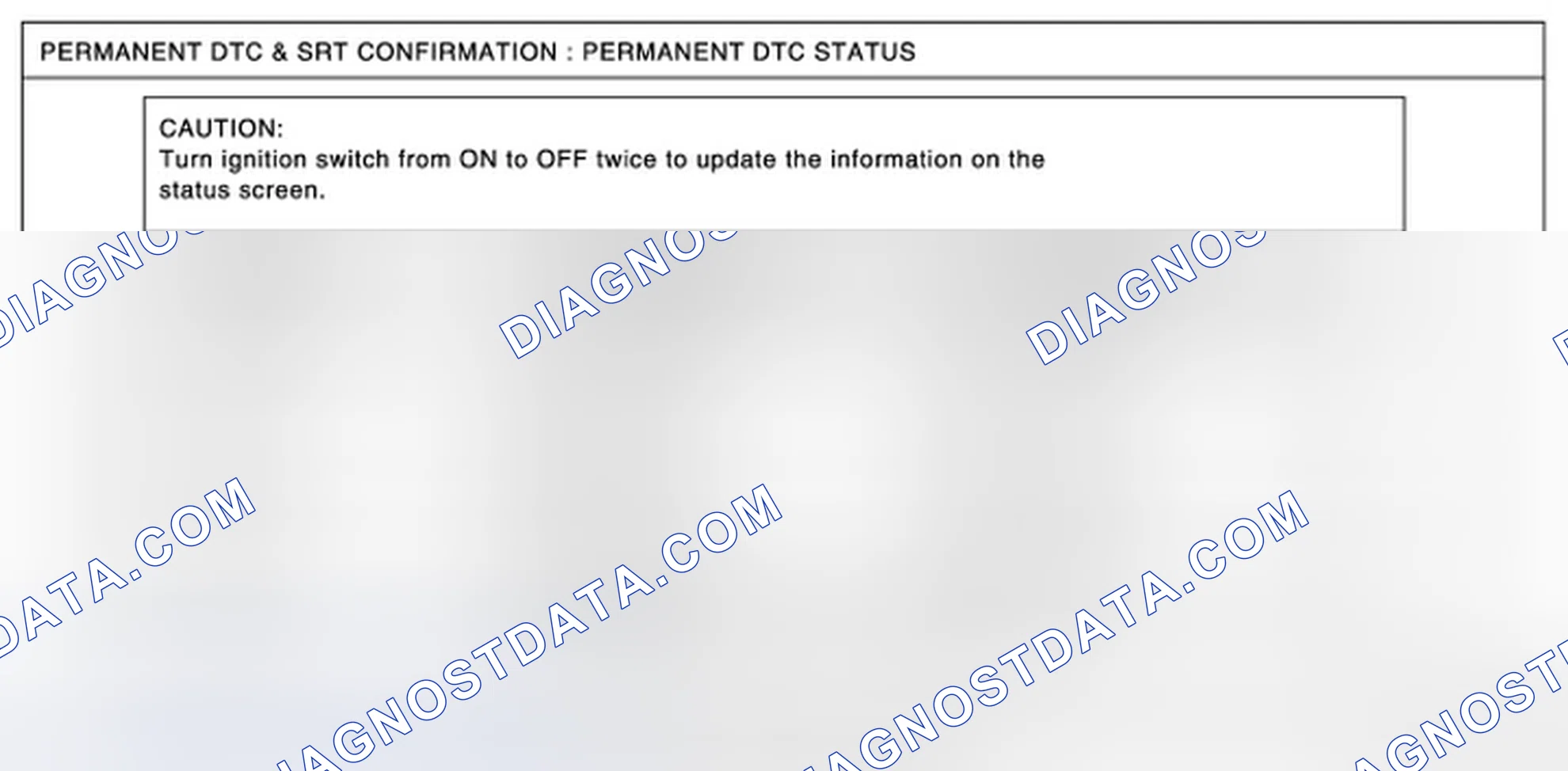 Scheme 24: DTC&SRT CONFIRMATION MODE